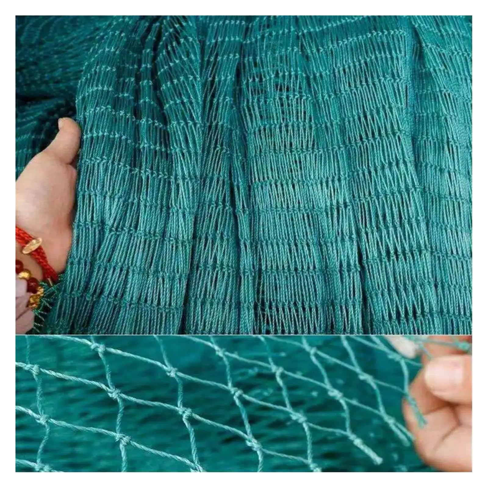 Red de jardín resistente, 5 m x 10 m, malla antipájaros y ciervos para protección de cultivos, red de valla para gatos, perros y pollos, tamaño de malla personalizable de 5 cm