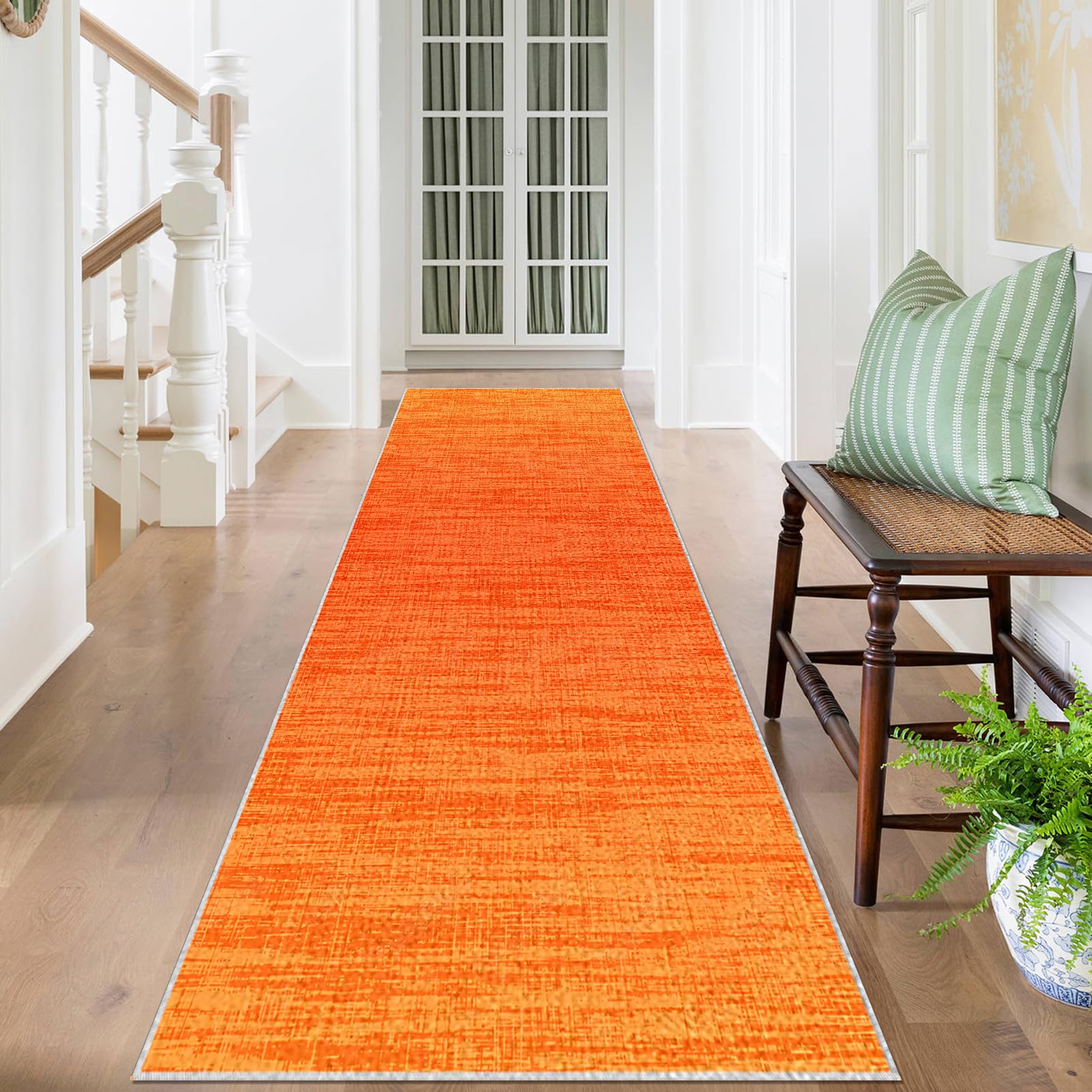Chodnik dywanowy, antypoślizgowy dywan do przedpokoju, 70 x 180 cm, chodnik wejściowy, nadaje się do prania, chodnik kuchenny, dywan na korytarz, dywan do korytarza, sypialni