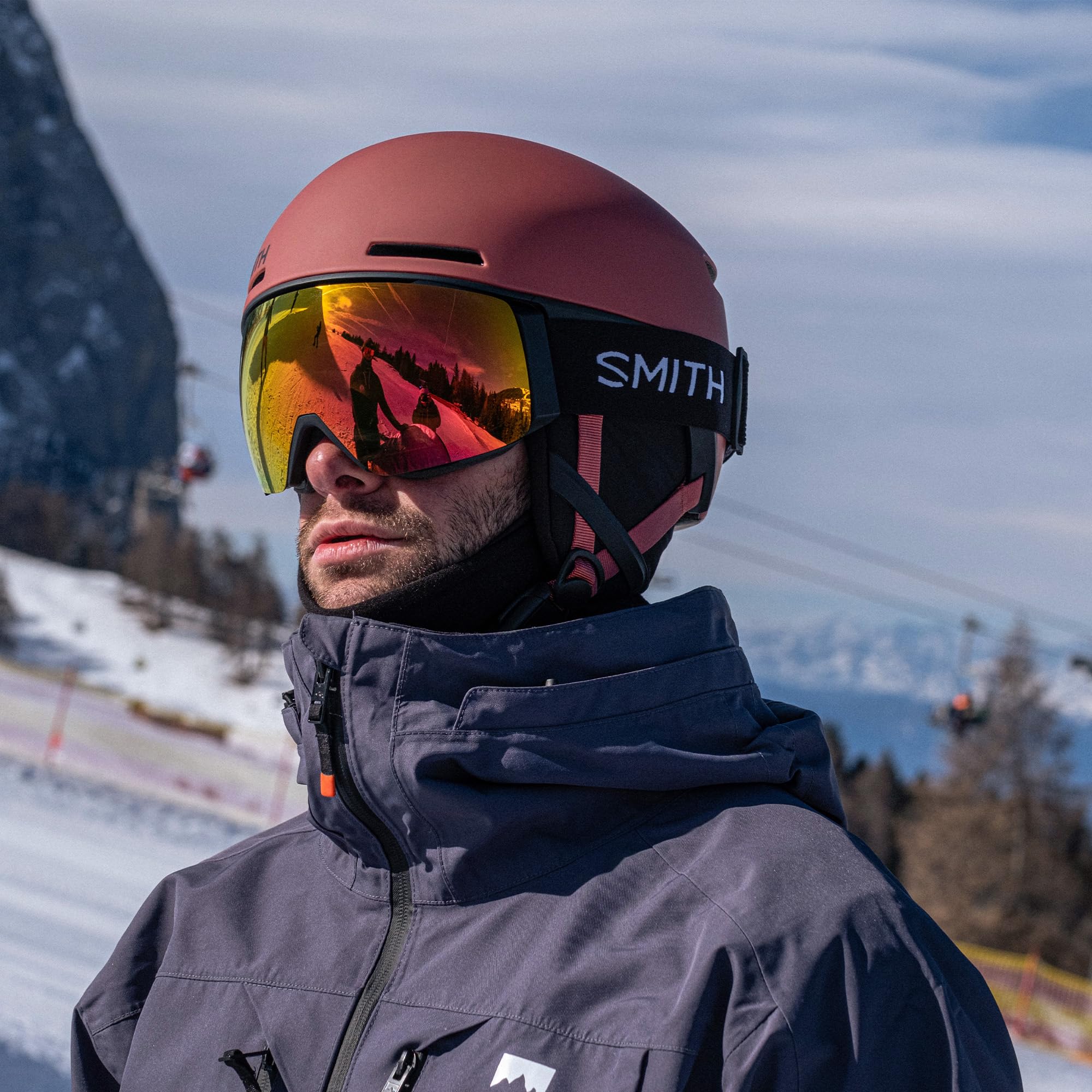 Smith Code Helmet – Adult Snowsports Helmet with MIPS Technology + Zonal Koroyd Coverage – Lightweight Protection for Skiing & Snowboarding – for Men & Women – Matte Sunrise, Small : Sports & Outdoors