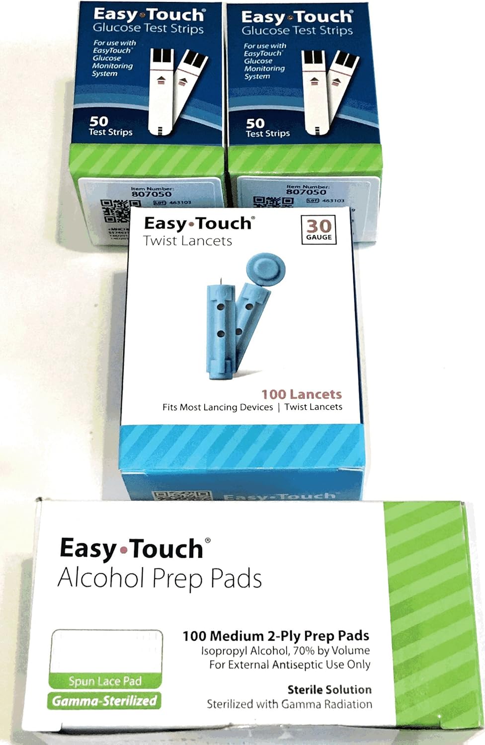 Amazon Com Easytouch Diabetes Refill Kit 100 100 Test Strips 100 30g Lancets 100 Prepads Health Household Amazon Com Easytouch Diabetes Refill Kit 100 100 Test Strips 100 30g Lancets 100 Prepads Health Household