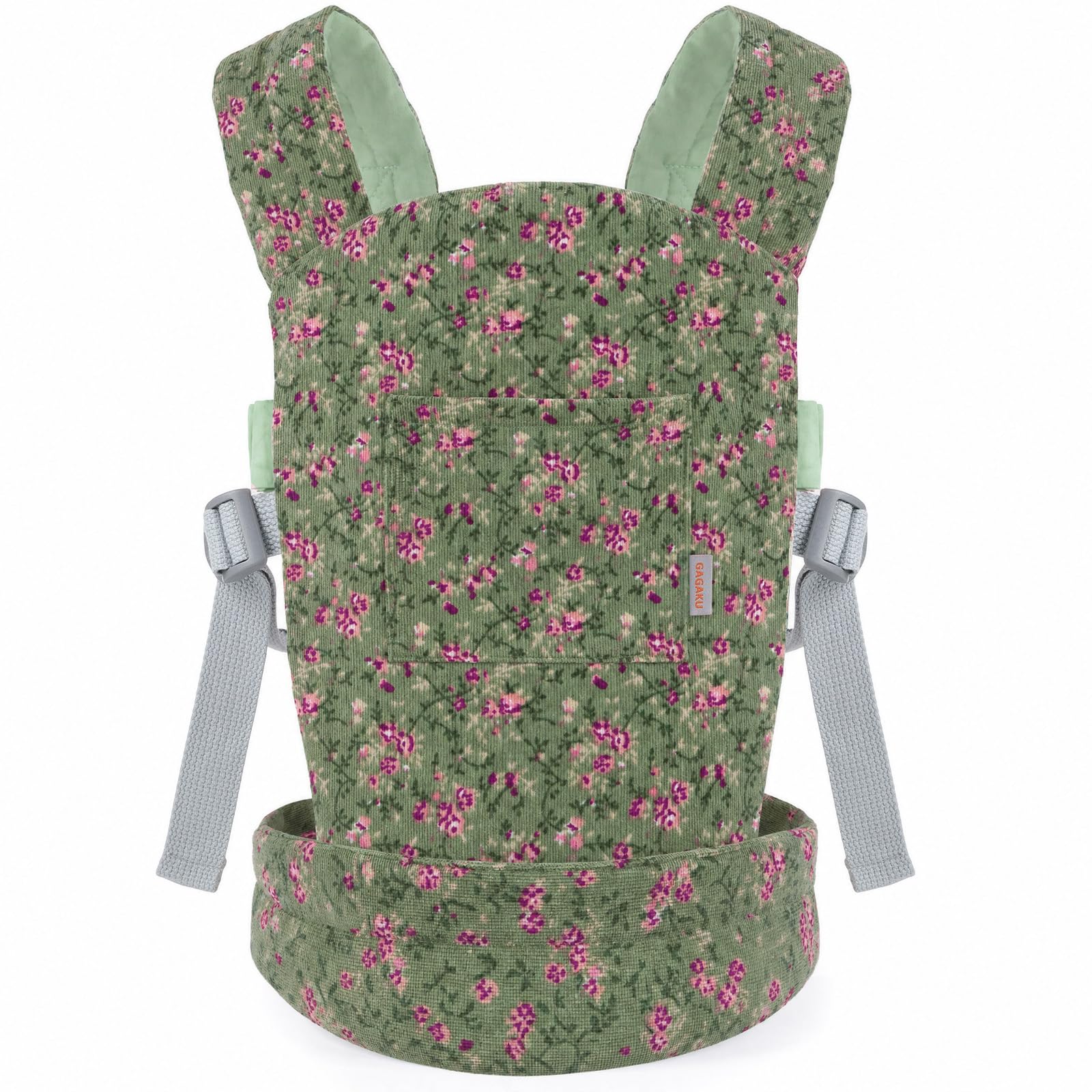 Corduroy Baby Doll Carrier with Adjustable Straps