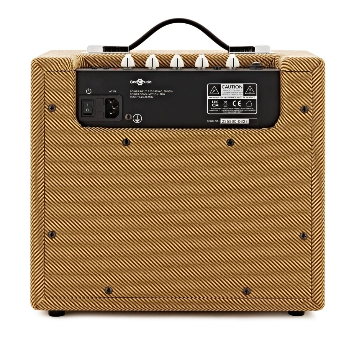 15W Tweed E-Gitarre Combo-Verstärker von Gear4music