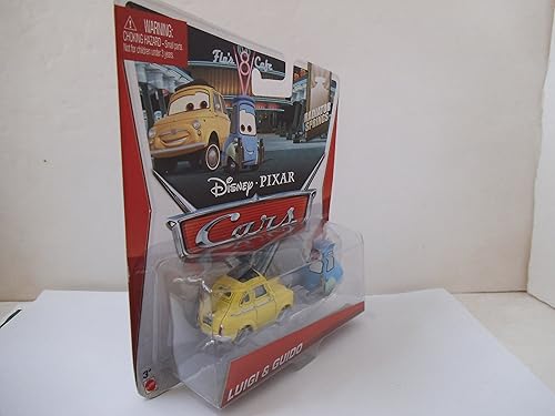 Miniatura 3 de Disney Pixar Cars Guido & Luigi - Vehículo fundido a troquel