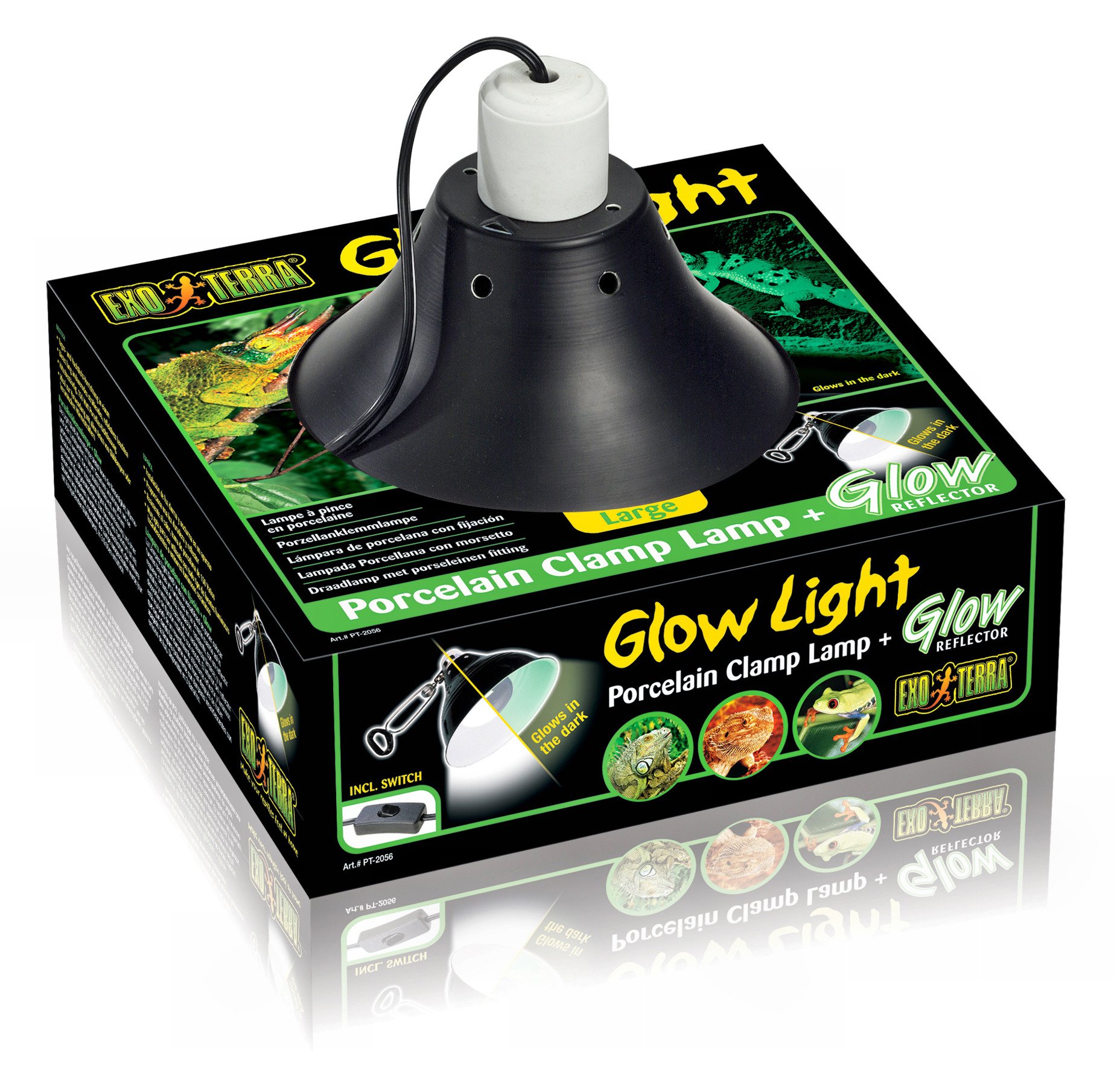 Askoll 281582 portalampada con riflettore in porcellana Glow Light Large 25 c, L