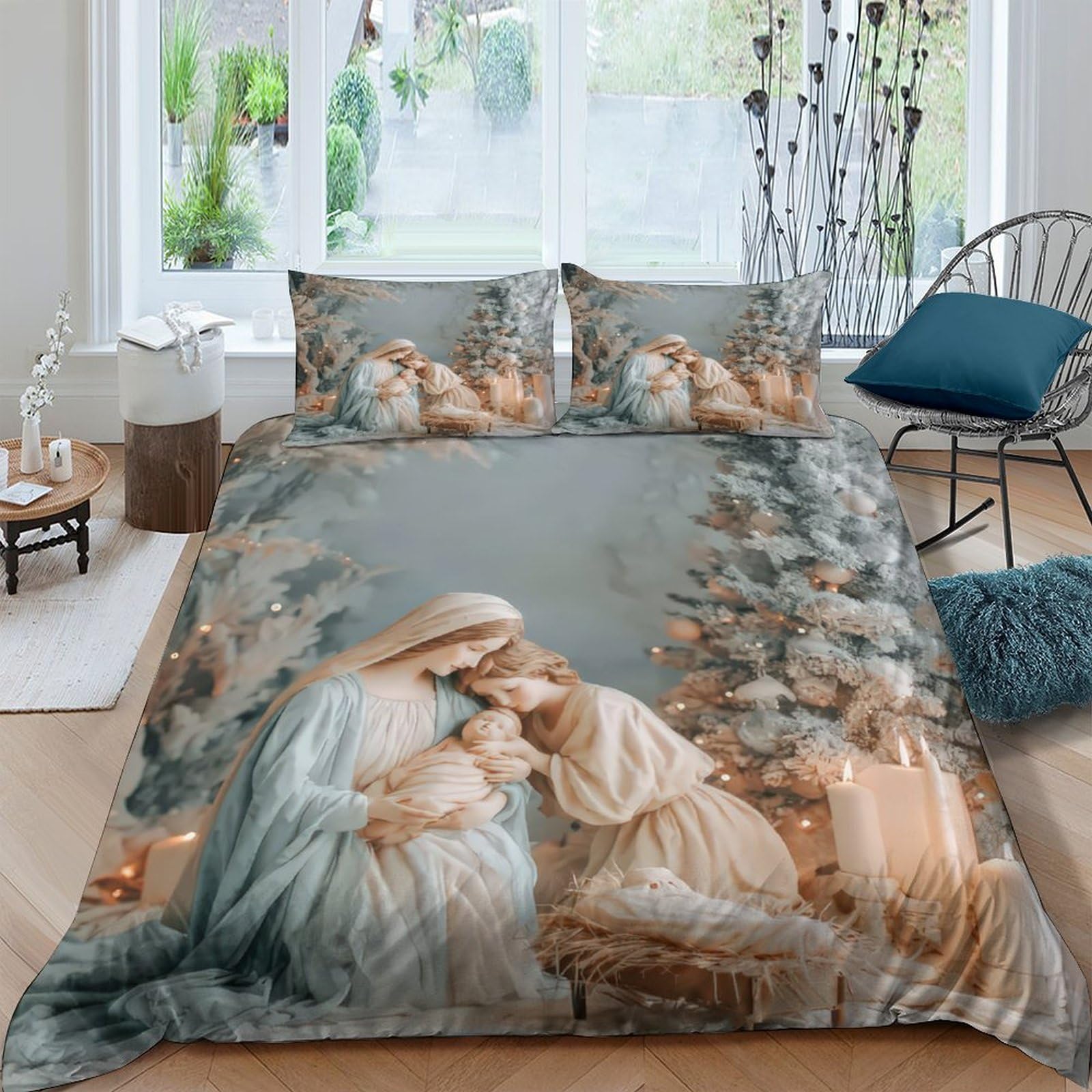 Ctjqhvkz Style-10 3D Printed Classic Art Lovers Fitted Sheet Microfiber Soft Romantic Painting Mattress Cover For Bedroom Decor Single（135X200cm）