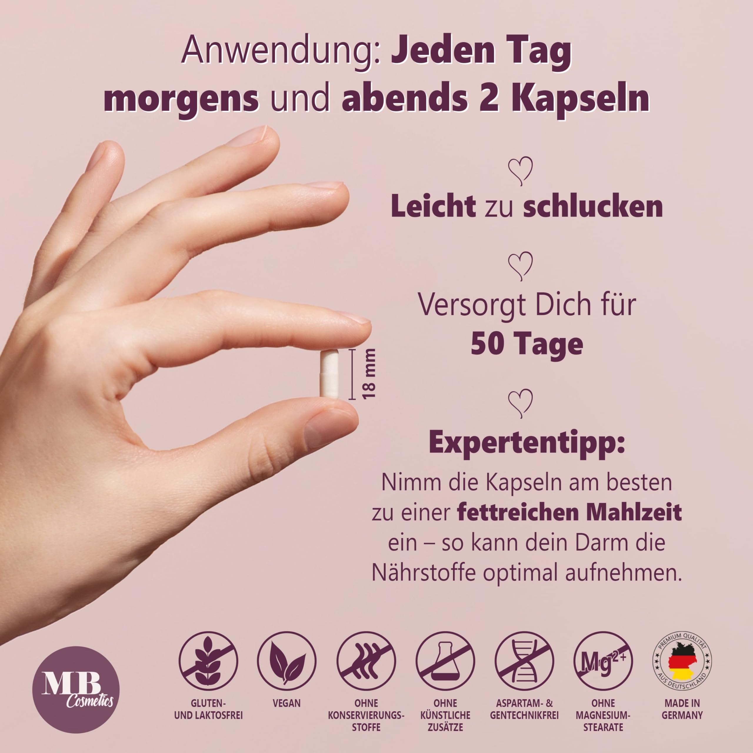 Maca Kapseln 4800mg je Tagesdosis - 200 Maca hochdosiert mit L-Arginin, Granatapfelextrakt, Vitamin C, D, Selen, Zink und Citrullin – veganer 20:1 Maca Extrakt schwarz ohne Zusätze