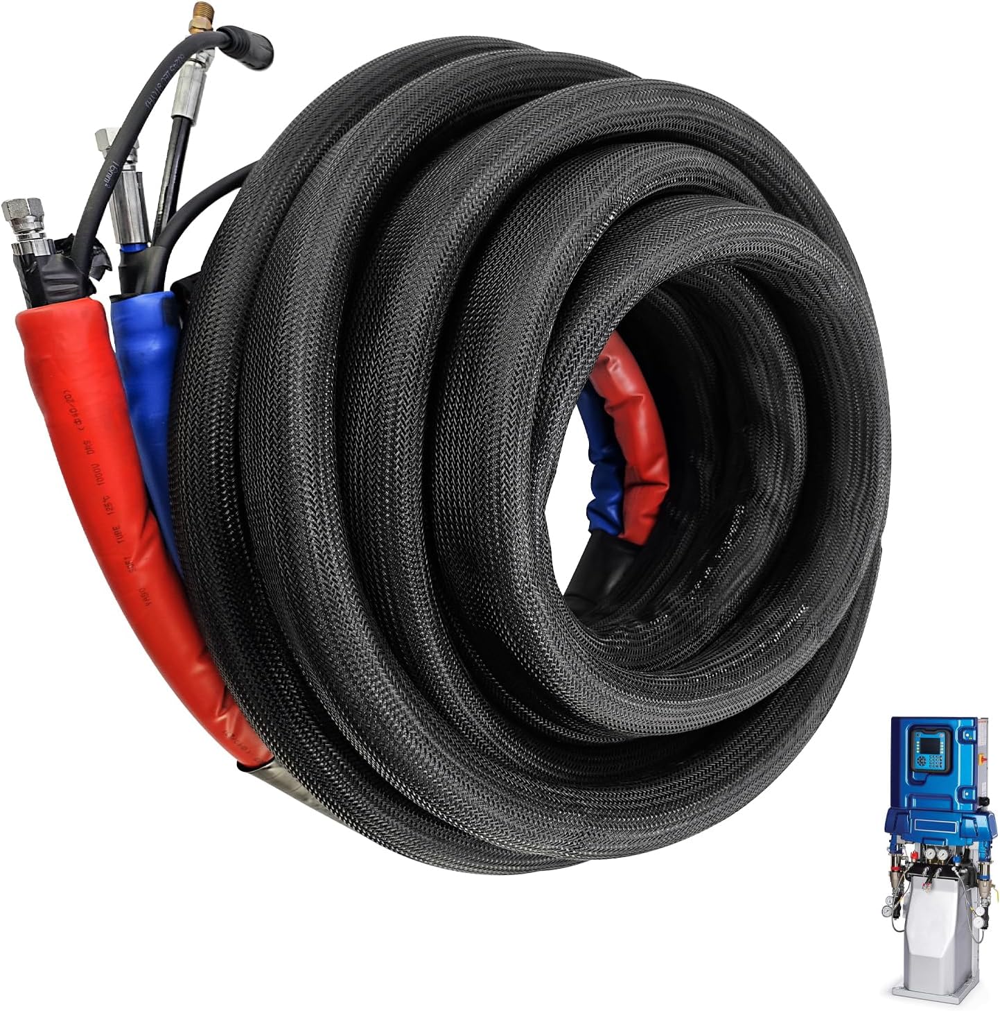 15M Polyurethane PU Foam Hose Heating Hose Heater Pipe for Spray Foam Machine