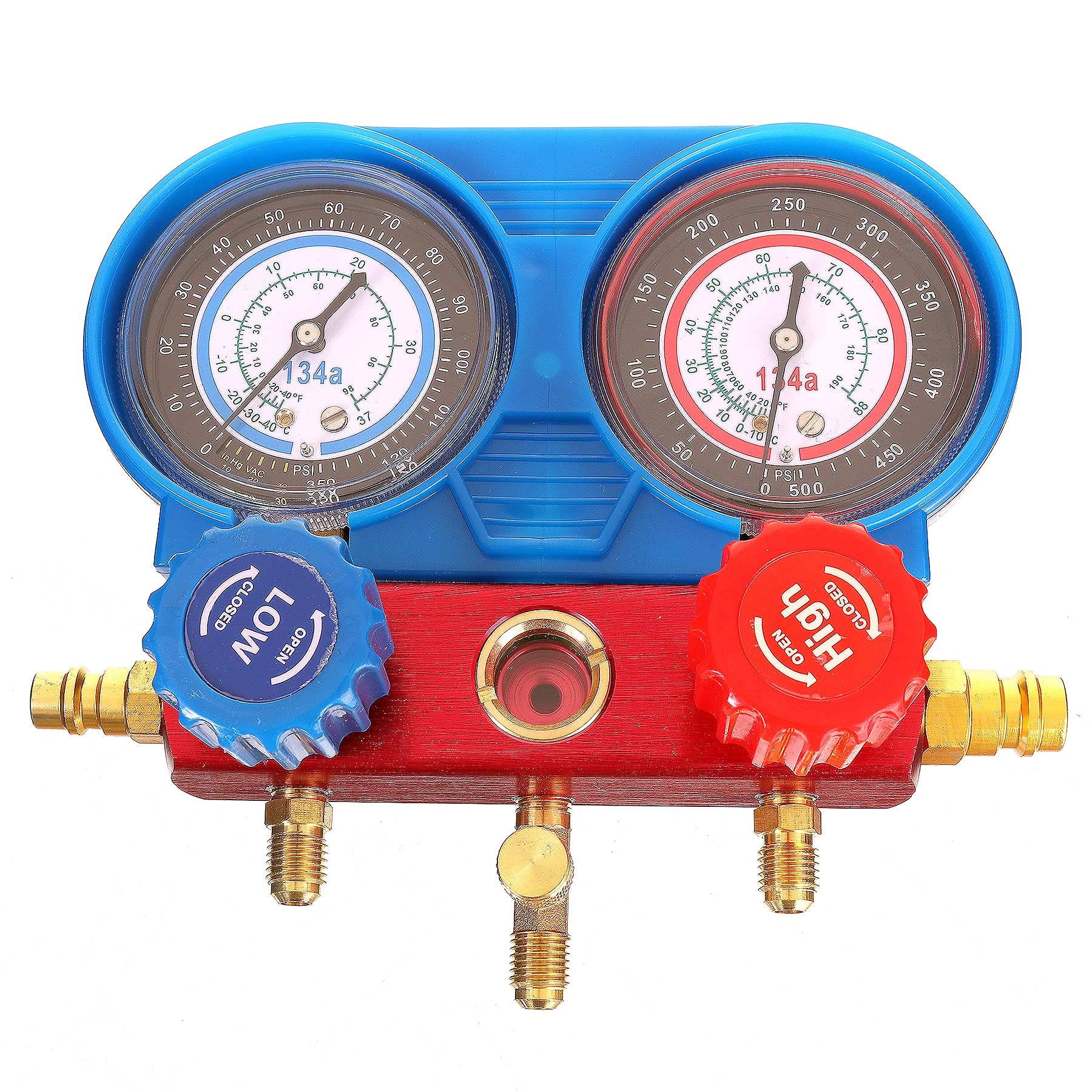 Réfrigérant automatique R-134A de kit de jauge de collecteur de climatisation