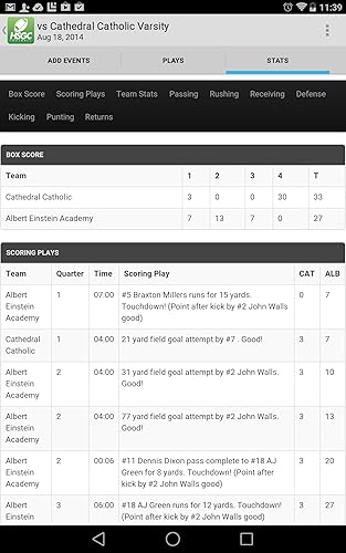 DS Football Statware