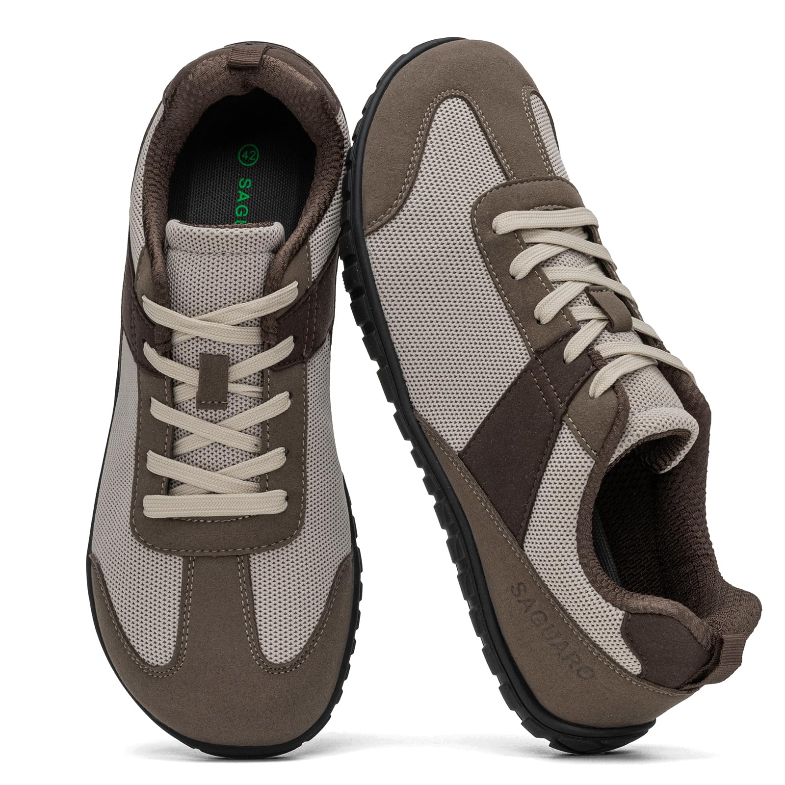 SAGUARO Zapatillas Barefoot Hombre Calzado Minimalistas con Puntera Ancha para Uso Diario, Talla 39-48