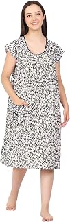 Breezly Long Short Calf Length Pure Cotton Nighty Multicoloured Price In India