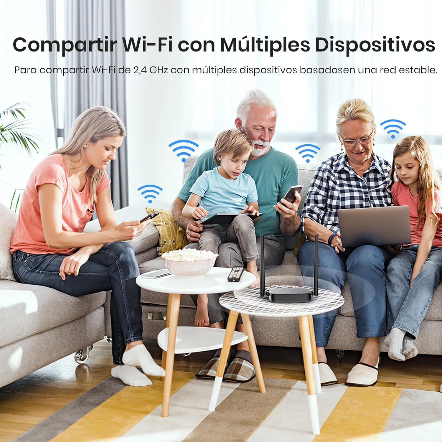 Tenda 4G03 Pro - Router 4G SIM, Wireless LTE CAT4, Router 4G con Tarjeta SIM Velocidad hasta 300Mbps, Plug&Play, LAN/WAN Ethernet Port, Charge with Powe Bank, Compatible con múltiples operadores