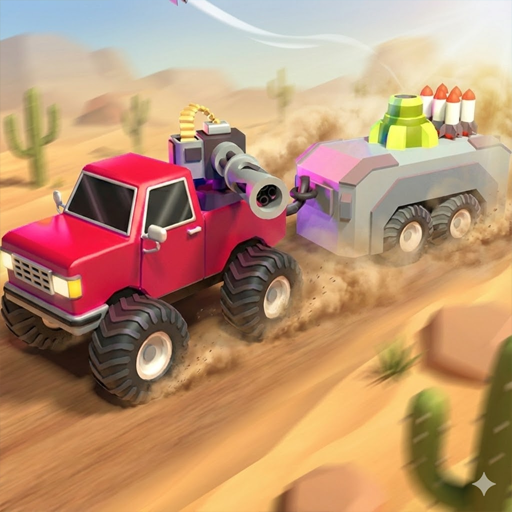Desert Armored Runner Monster Truck Combat Ride