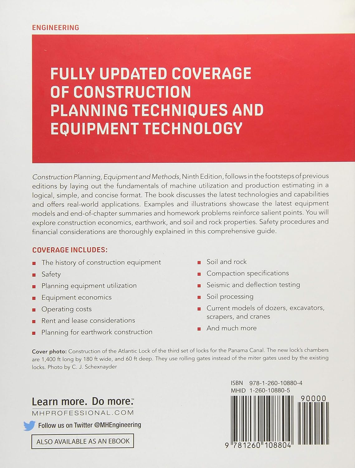 Construction Planning, Equipment, and Methods, Ninth Edition