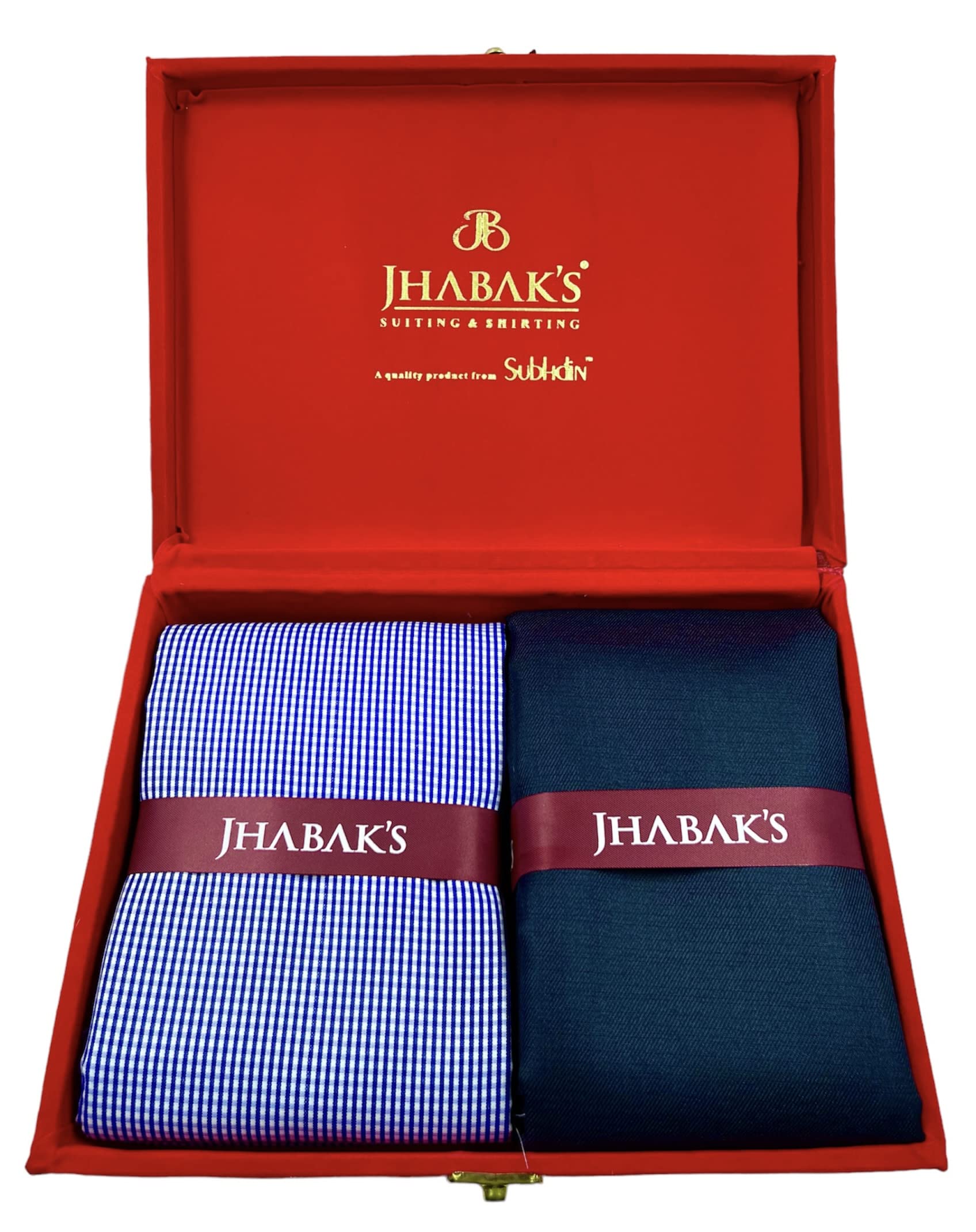 Checkered Shirt and Trouser Fabric 20 - Polycotton Material - 2.25m Shirt Cloth - 1.20m Pant Piece for Men