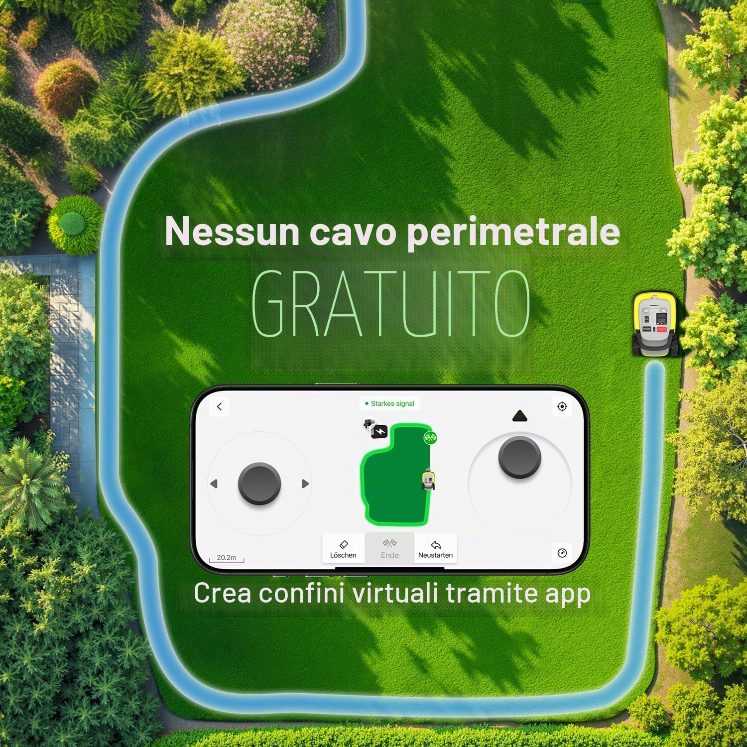 RTK - Stazione di riferimento per robot tosaerba M10