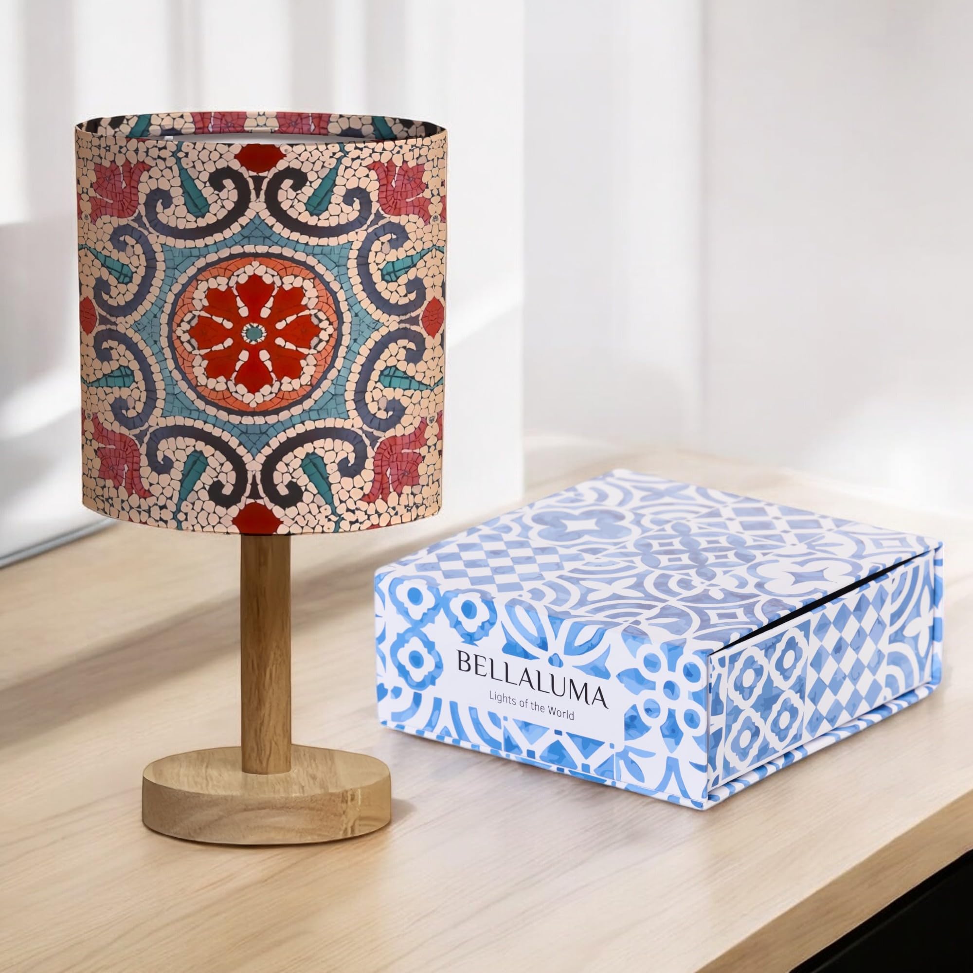 Bellaluma Lampada da comodino Lampada da comodino Candeeiro Mesa de Cabeceira Lampade da comodino Lampada da camera Lampada da tavolo (Italian Gresiti, 1 unità)