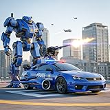 ultimate real robots cybot Police Flying Robot Car Game – Police Chase & Robot Car Action
