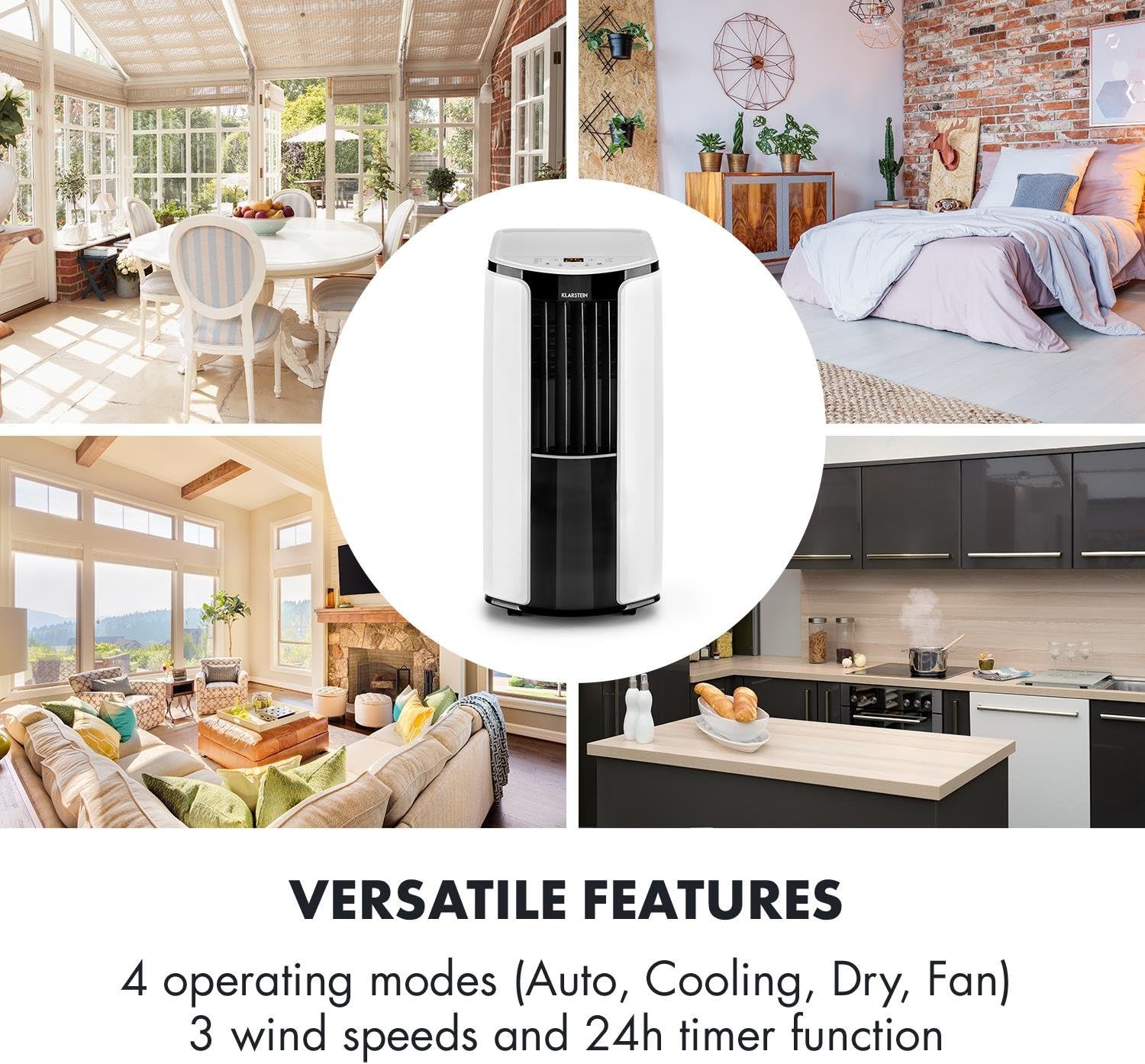 Klarstein New Breeze 7 versatile features
