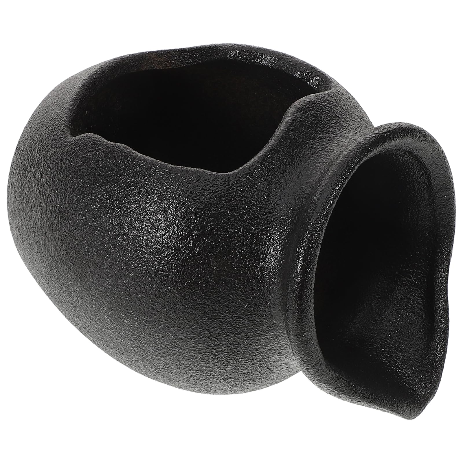Brocca in ceramica per laghetto, fontana, fontana, fontana, fontana, fontana, fontana, fontana, vaso per piante, vaso per fiori, cortile, decorazioni esterne, acquario, vaso idroponico (nero)