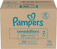 Vista 117 de Pañales Pampers Swaddlers, Talla 7 (11.8-22.7 kg), 70 unidades, absorbentes, mantiene al bebé seco y cómodo, pañal desechable seguro para la piel