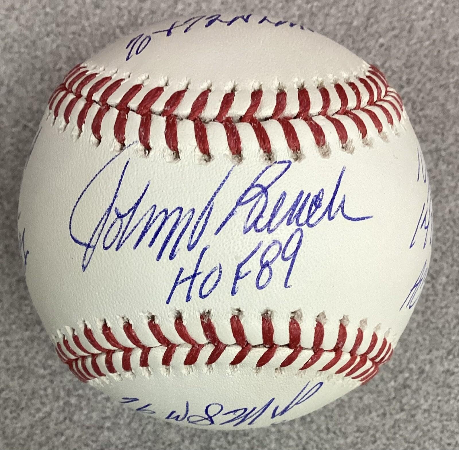 アクターズリーグ ゲーム ヨシヒコ SRサイン入り Amazon.com: Johnny Bench Signed Baseball Manf s Autograph