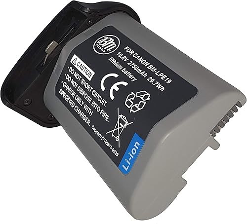 BM Premium Batería LP-E19 de alta capacidad para cámaras Canon EOS R3, EOS 1D X Mark III, EOS 1D X Mark II, EOS 1DX, EOS 1Ds III, EOS 1D IV, EOS 1D