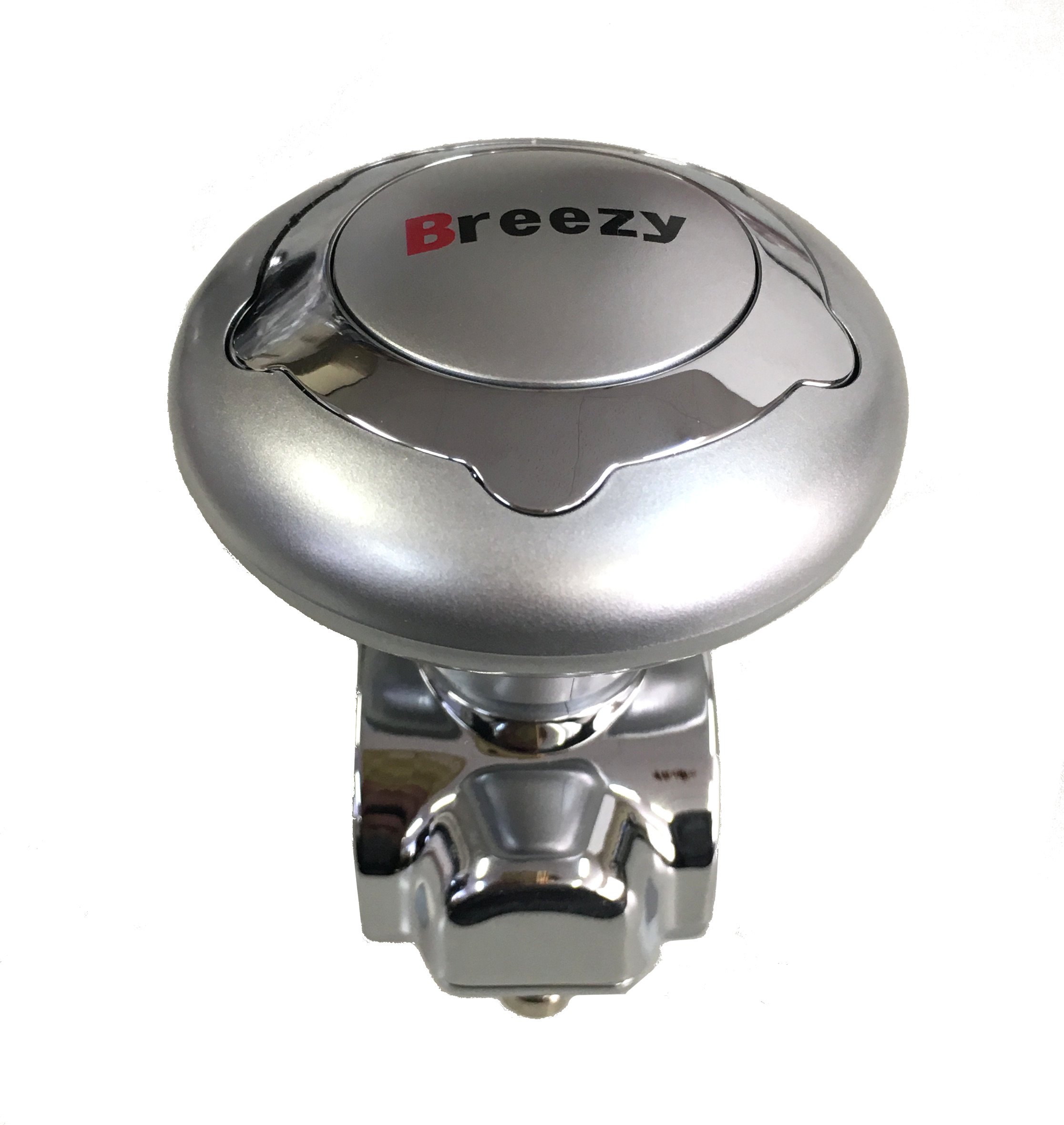 Amazon | ハンドルを楽に回転! BREEZY パワーハンドルノブ シルバー
