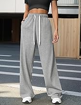 Sweatpants Women Baggy Joggers Wide Leg High Waisted Sweat Pants Drawstring Joggers with Pockets Gym Workout Pants