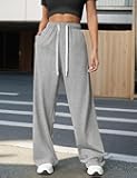 Sweatpants Women Baggy Joggers Wide Leg High Waisted Sweat Pants Drawstring Joggers with Pockets Gym Workout Pants