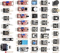 DEYUE 38-in-1 Sensor Module Kit for Arduino Raspberry Pi - Essential Electronics Components with 0.96" OLED Display