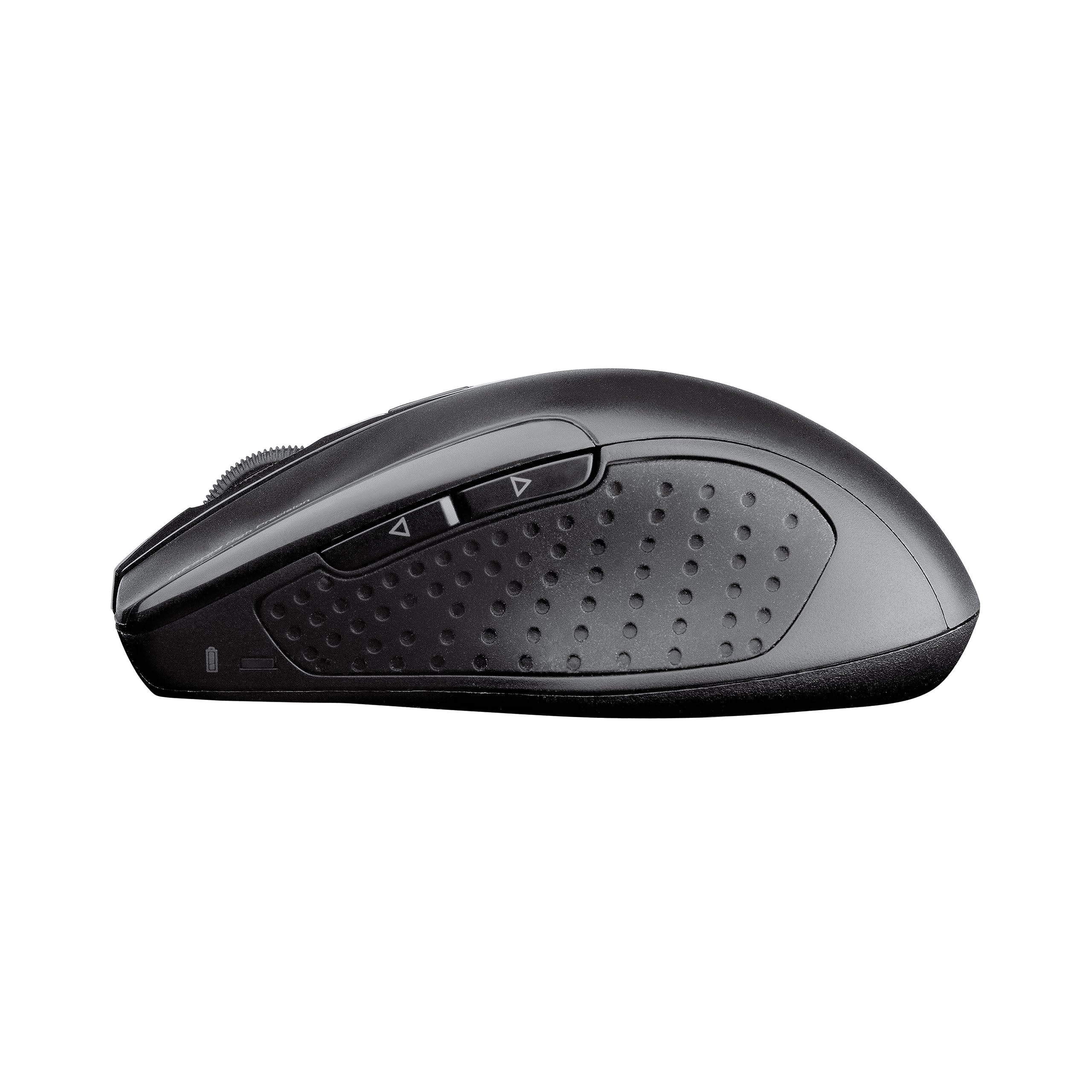 CHERRY DW 5100, Ensemble Clavier et Souris sans Fil, Disposition Belge (AZERTY), Radio 2,4 GHz, Plug & Play, Souris Ergonomique pour Droitiers, Piles, Noir