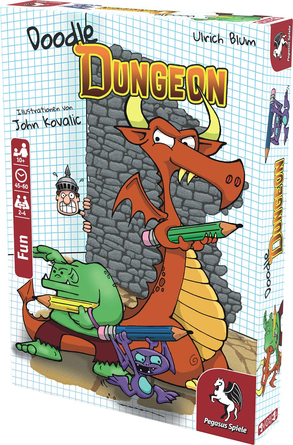 Pegasus Spiele 51846E - Doodle Dungeon (Edizione Inglese)