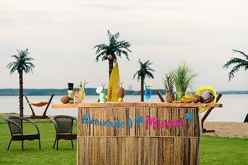 Miniatura 2 de Pancarta con purpurina para despedida de soltera de Miami, decoraciones para fiestas de cumpleaños de Miami, recuerdos y suministros