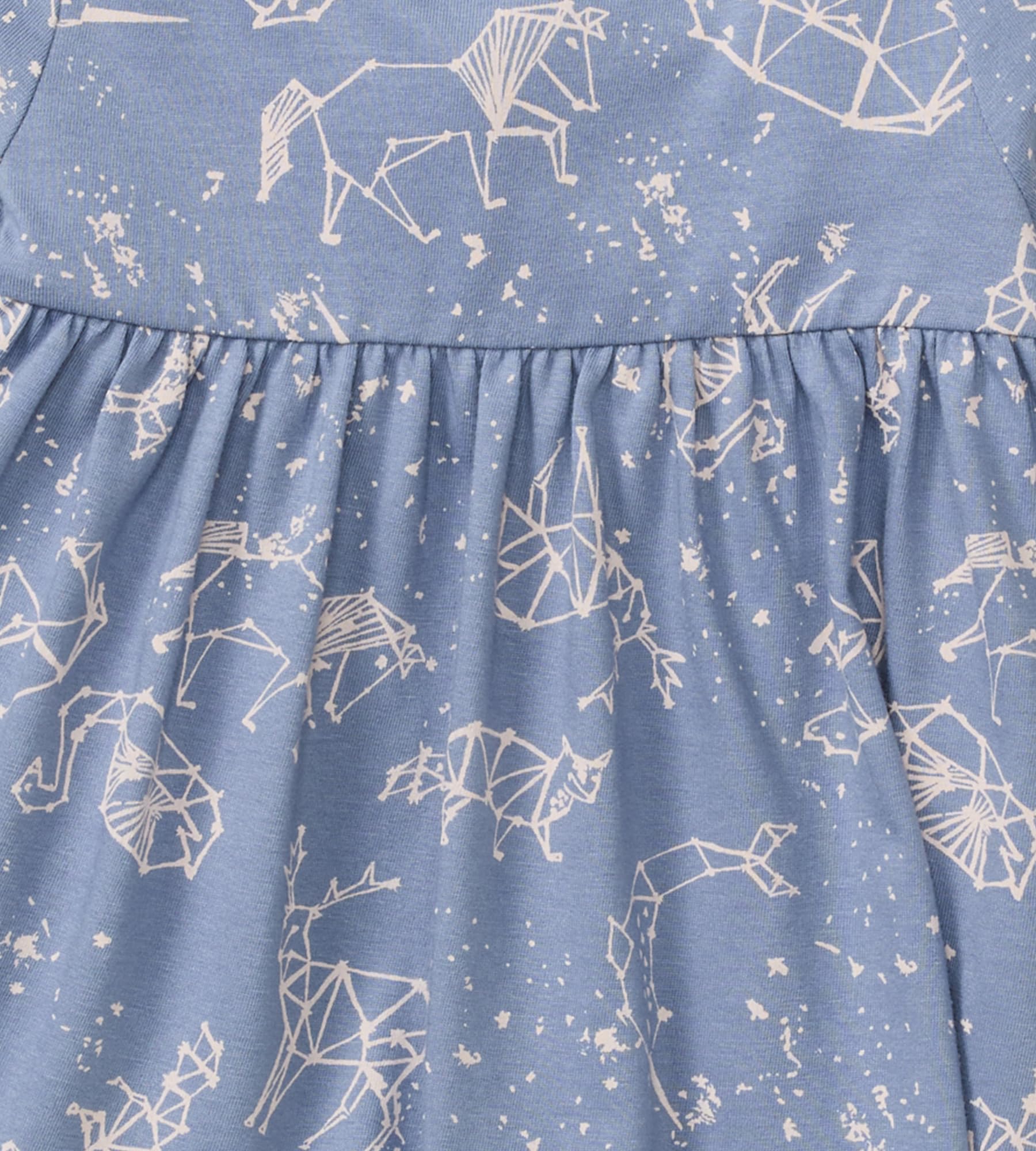 Burt's Bees Baby Conjunto de vestido y bragas para niñas pequeñas, manga corta y larga, 100% algodón orgánico