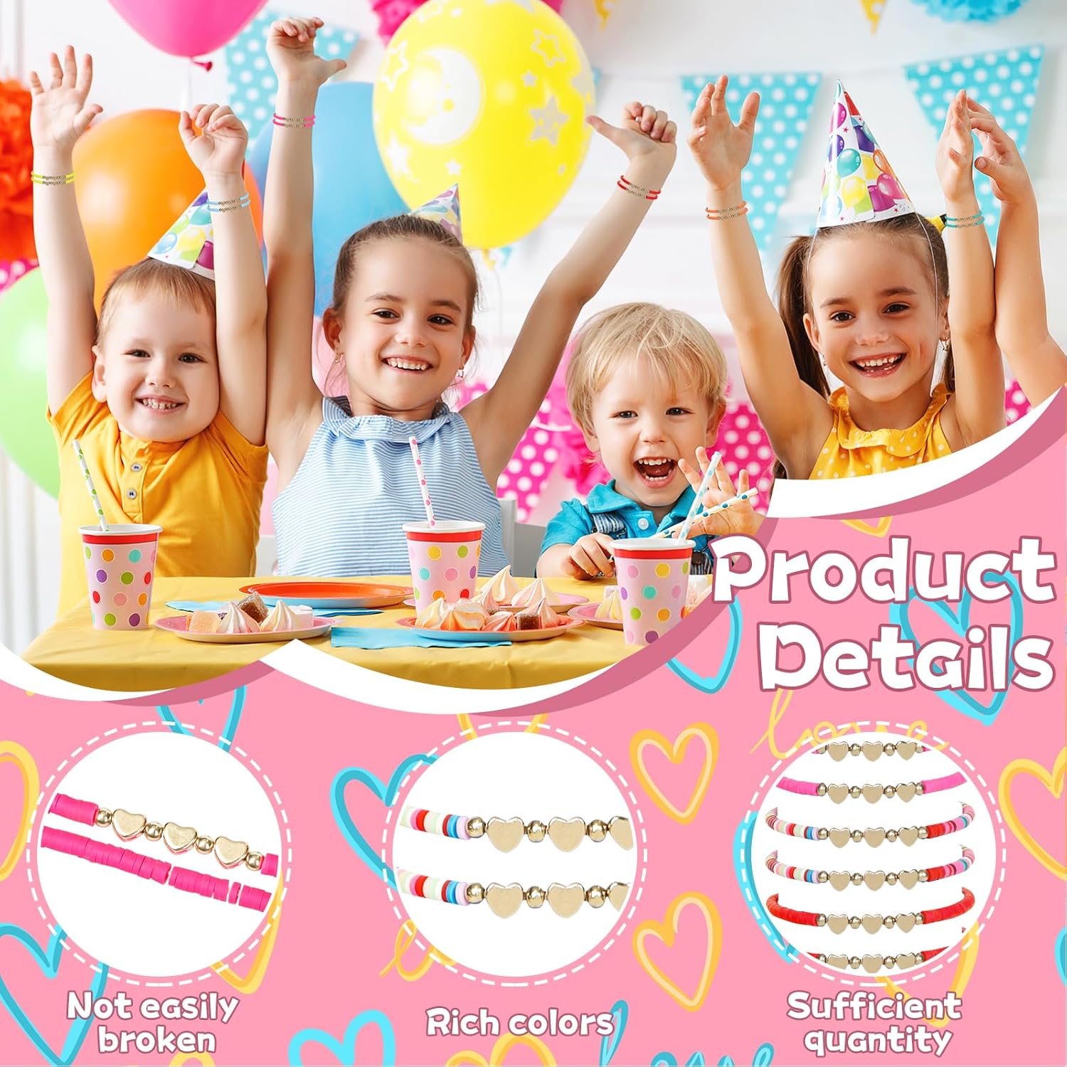 End of Year Student Gifts Friendship Bracelets Bulk with Cards Colorful Woven Bracelets Set Last Day of School Class Gifts Appreciation Keepsakes Graduation Party Favors Classroom Exchange Gifts