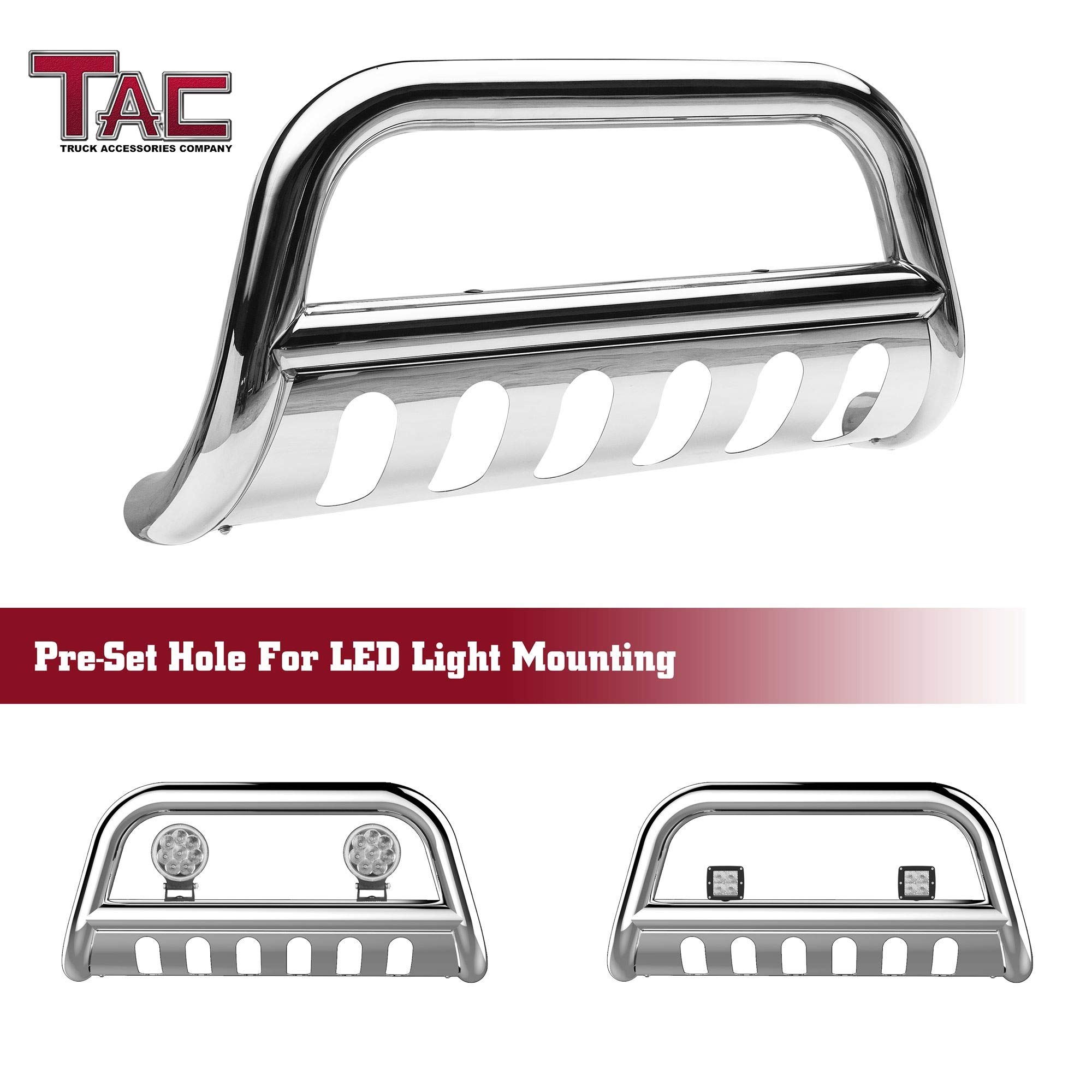 TAC Bull Bar Fit 20192022 RAM 1500 (Exclude Rebel&TRX trims/20192023