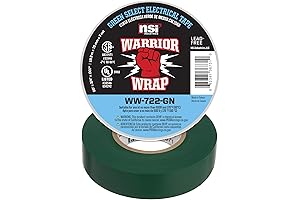 NSi Industries WarriorWrap Select High-Performance Dark Green Electrical Tape