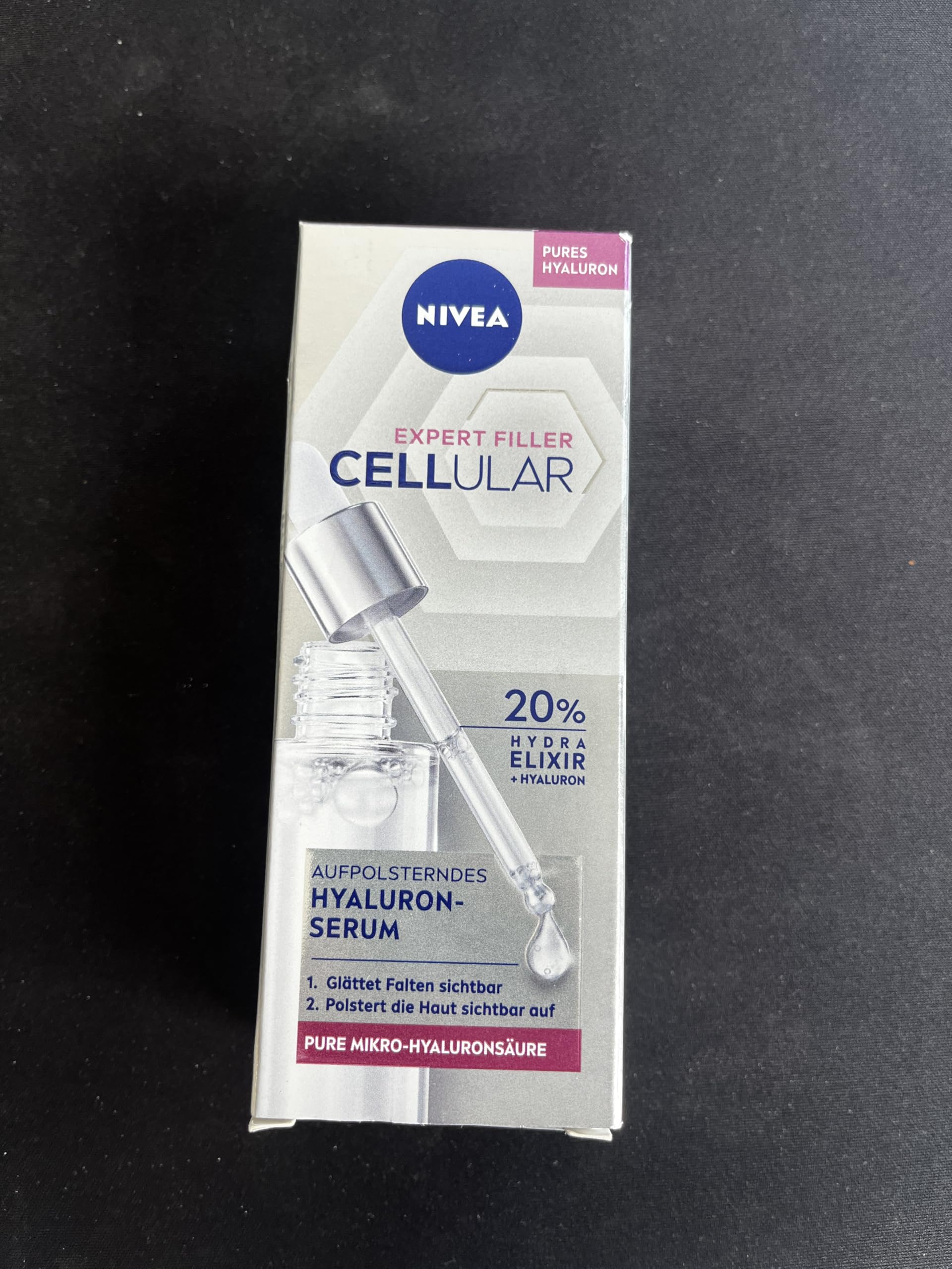 Nivea Cellular Expert Filler Hyaluron Replumping Serum, Siero Ialuronico Leggero E Ad Assorbimento Rapido Con Hydra Elixir, Trattamento Anti-Età Per Rughe Levigate (30 Ml) - 4