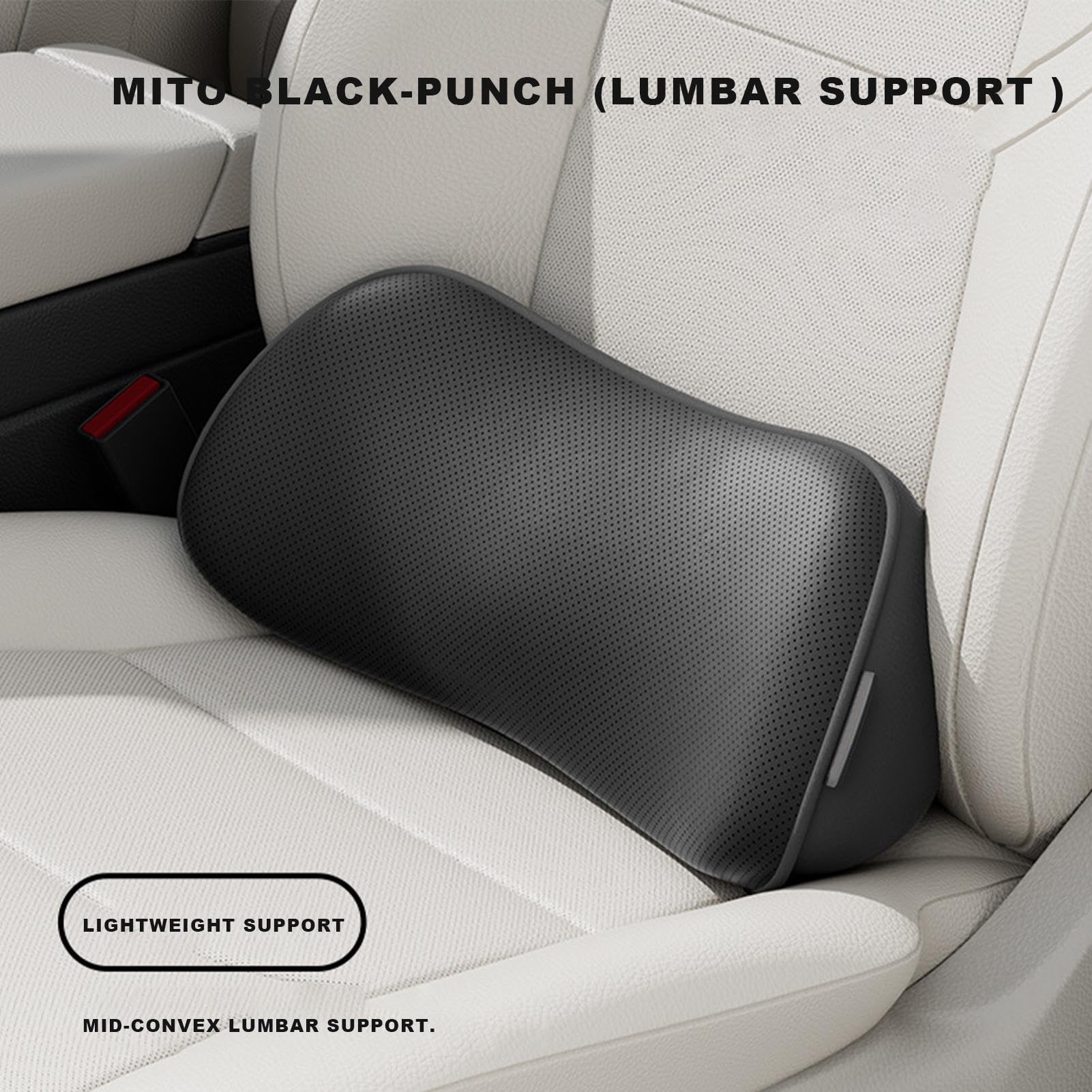 Almohadilla Con Soporte Lumbar Soporte Antideslizante para Respaldo de
