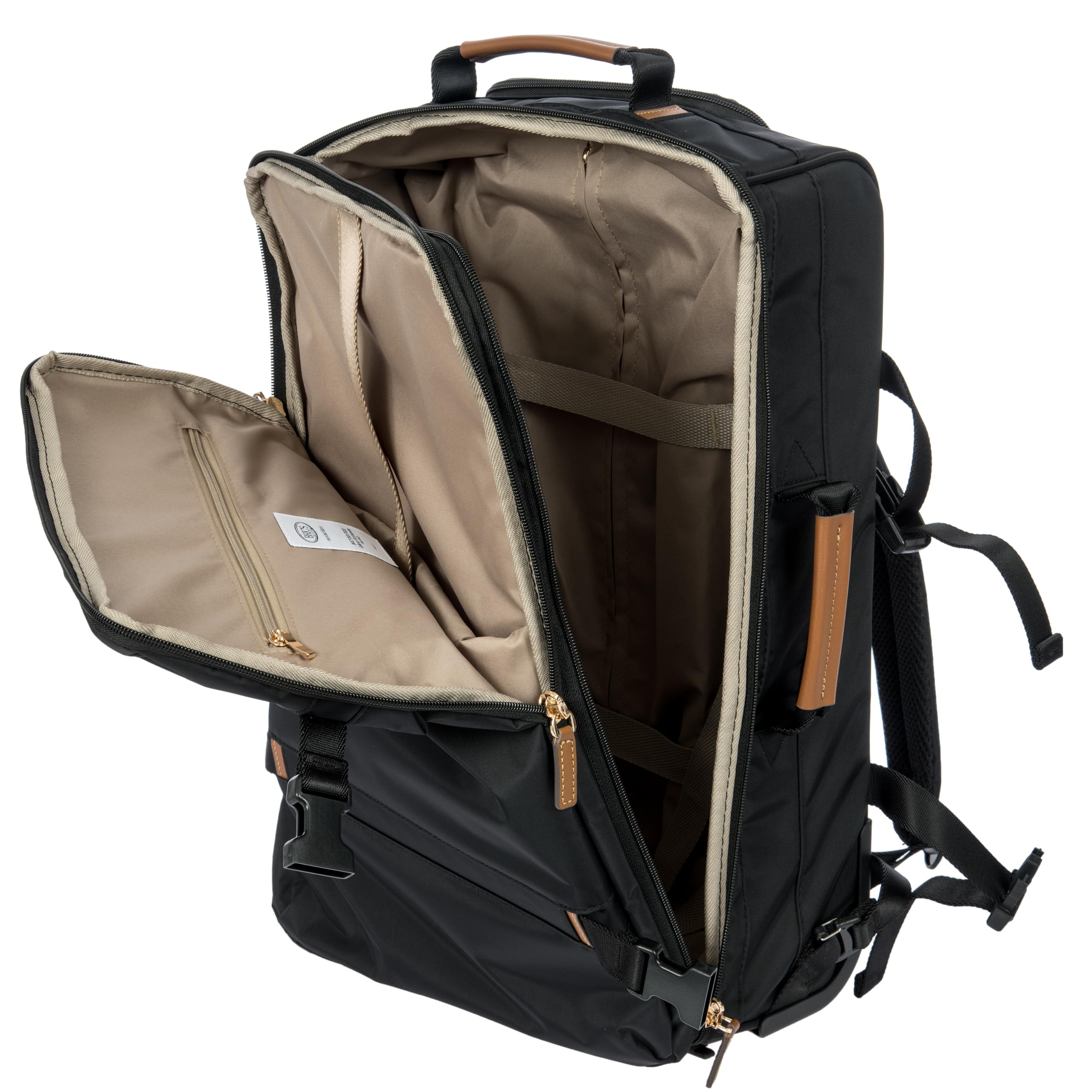 Bric's Trolley-Rucksack mit Laptopfach X- Collection Trolley Backpack 30L Black schwarz 50cm