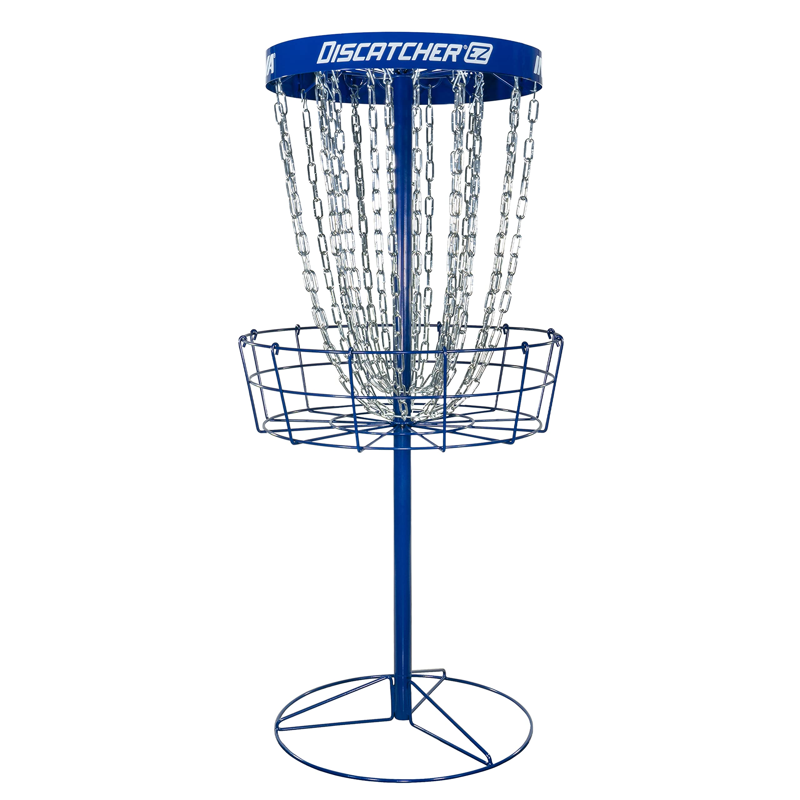 Innova Discs Innova Discatcher EZ 24-Chain Portable Disc Golf Basket - Blue