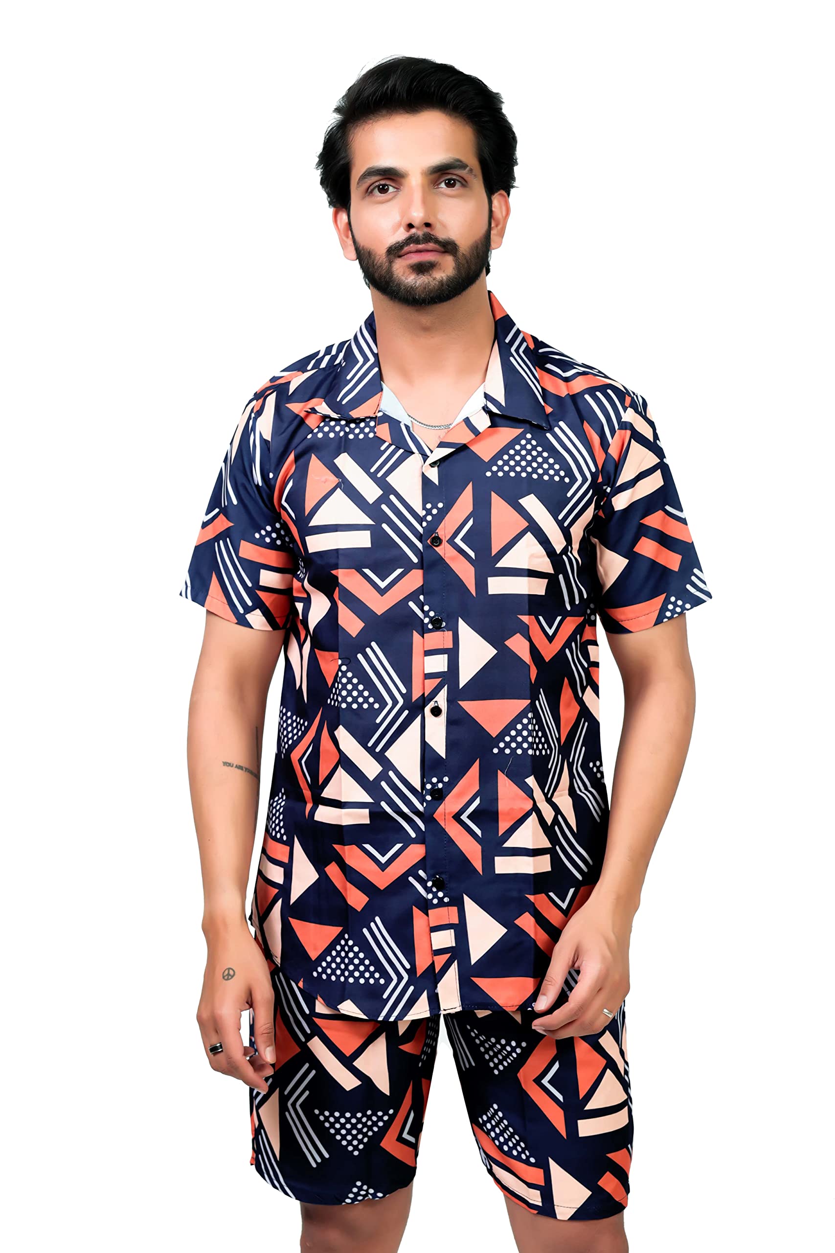 harpita Men’s Night Suit Regular Fit for Casual Wear | Digital Printed | Half Sleeve | Latest Stylish Loungewear Crafted with Comfort Fit for Everyday Wear-picture-51