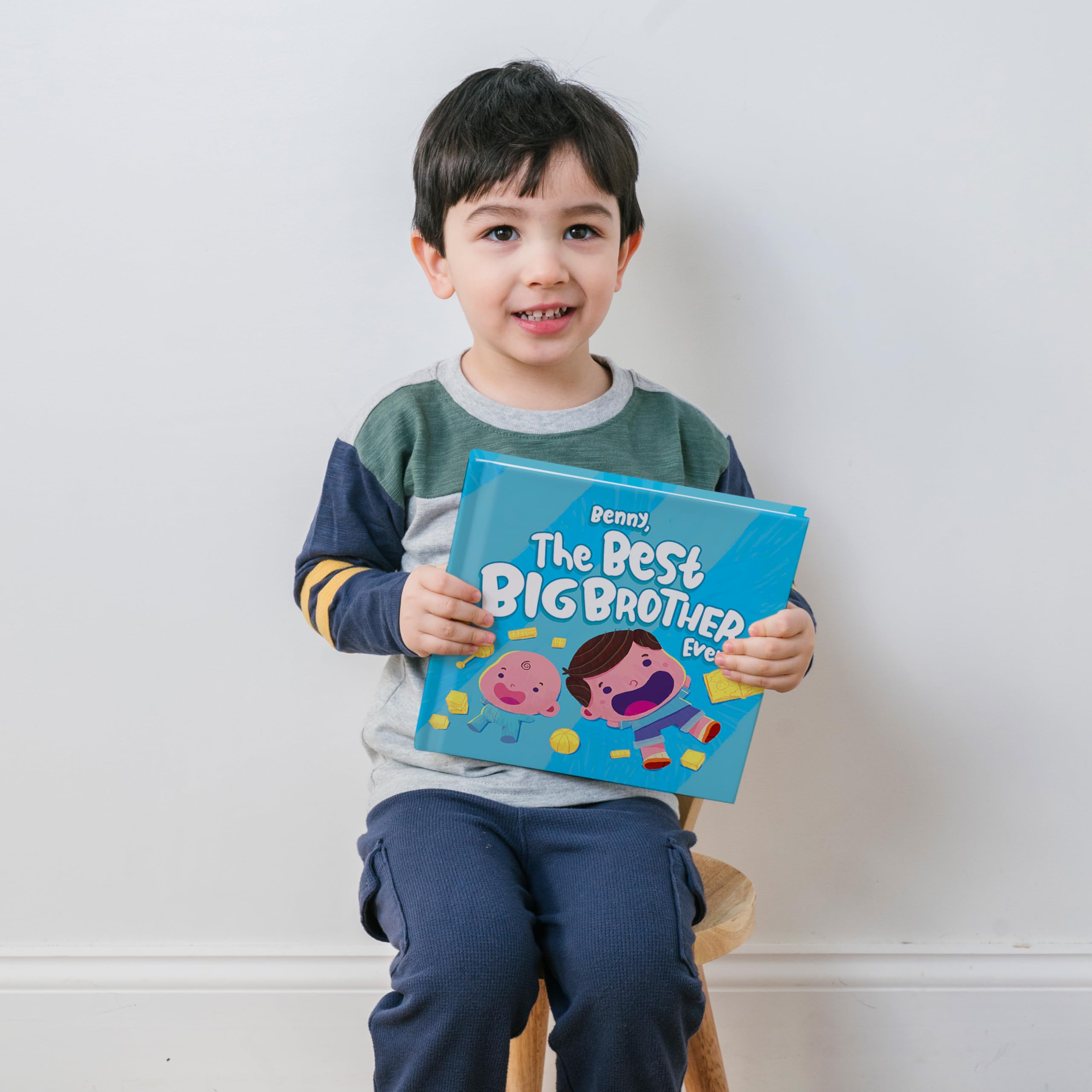 Best Big Brother Ever - New Big Brother Gift - Personalized Children's Book