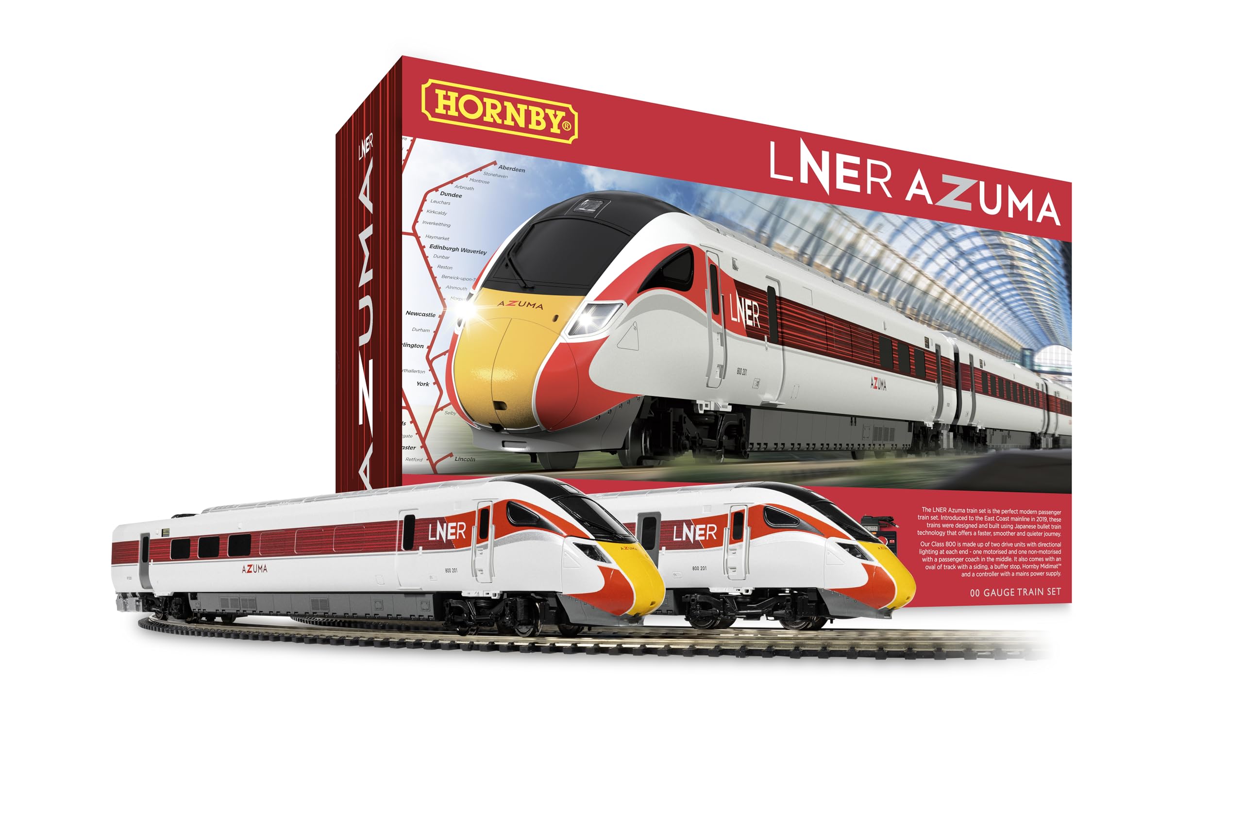 Hornby Lner Azuma High Speed 800201Locomotive Set