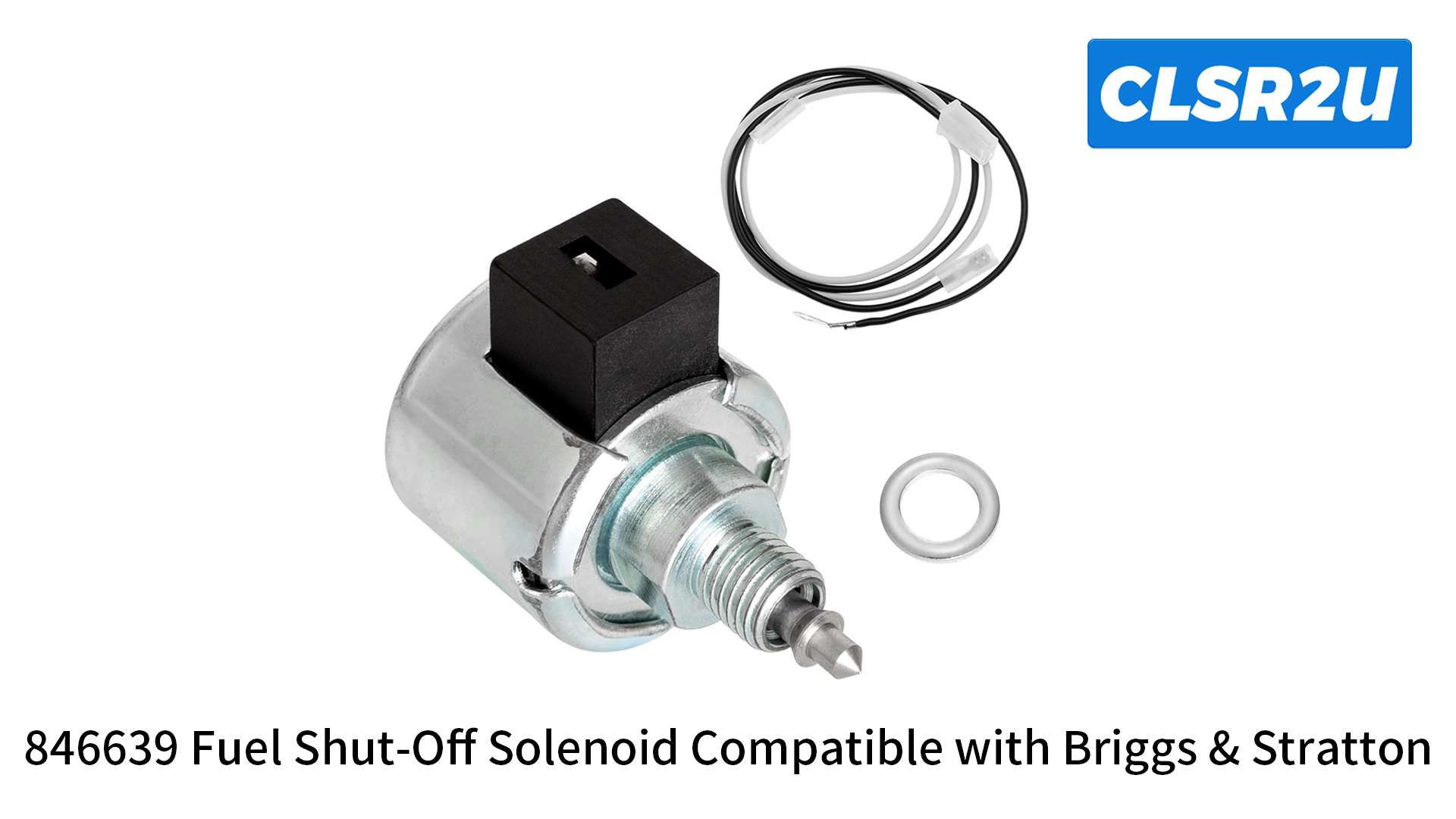Amazon.com: 846639 Fuel Shut-Off Solenoid for B&S Engine - Fuel