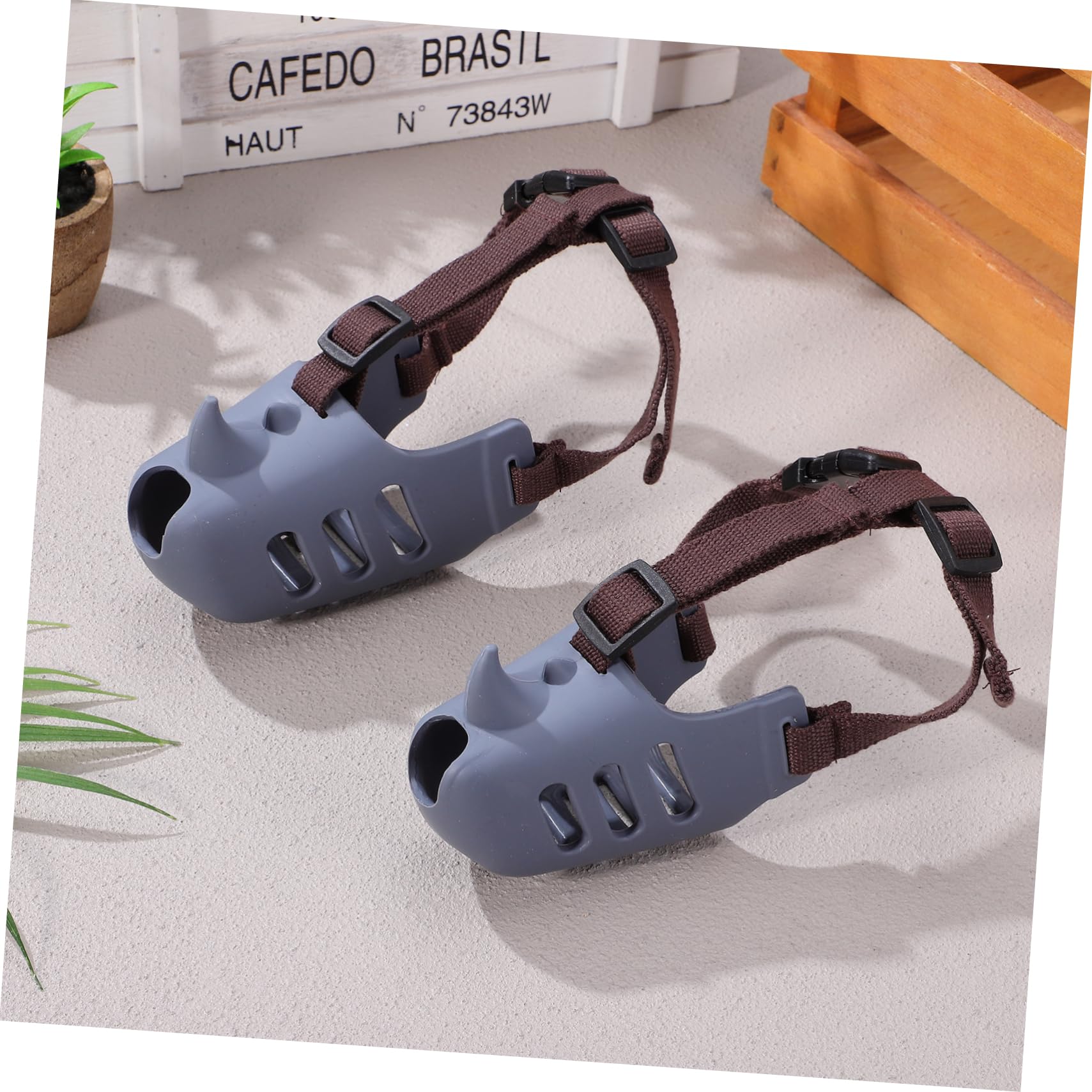 Abaodam 3 Muselières Souples pour Chien en Silicone, Anti-Morsure et Anti-aboiement, Confortables, pour Chiens Moyens et Grands, Lot de 3