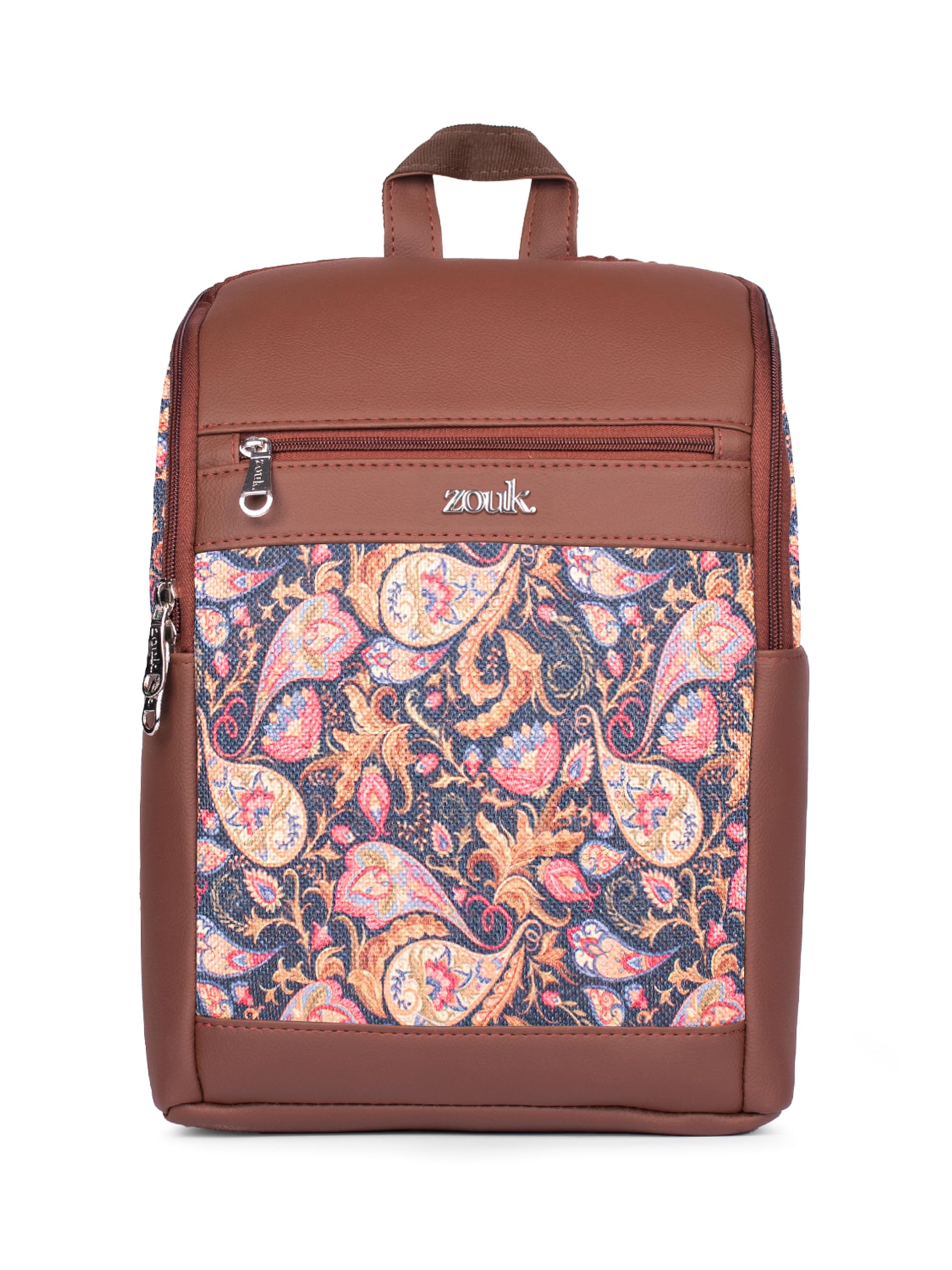 ZOUK Amalia Daypack |Padded Tablet Compartment | Adjustable Straps | Water-Resistant | Men and Women | Casual Outing | Getaway | Daily Use | Lightweight |Smart & Compact |Comfortable & Stylish |