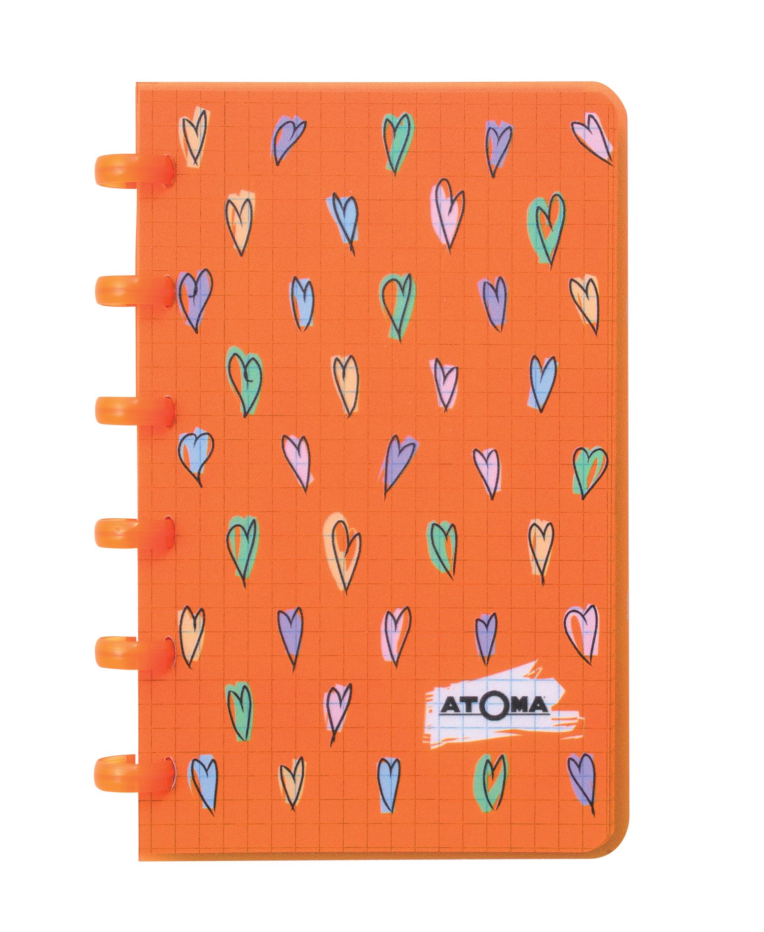 Amazon.co.jp: ATOMA(アトマ)PPカバーノートA6(ハート柄