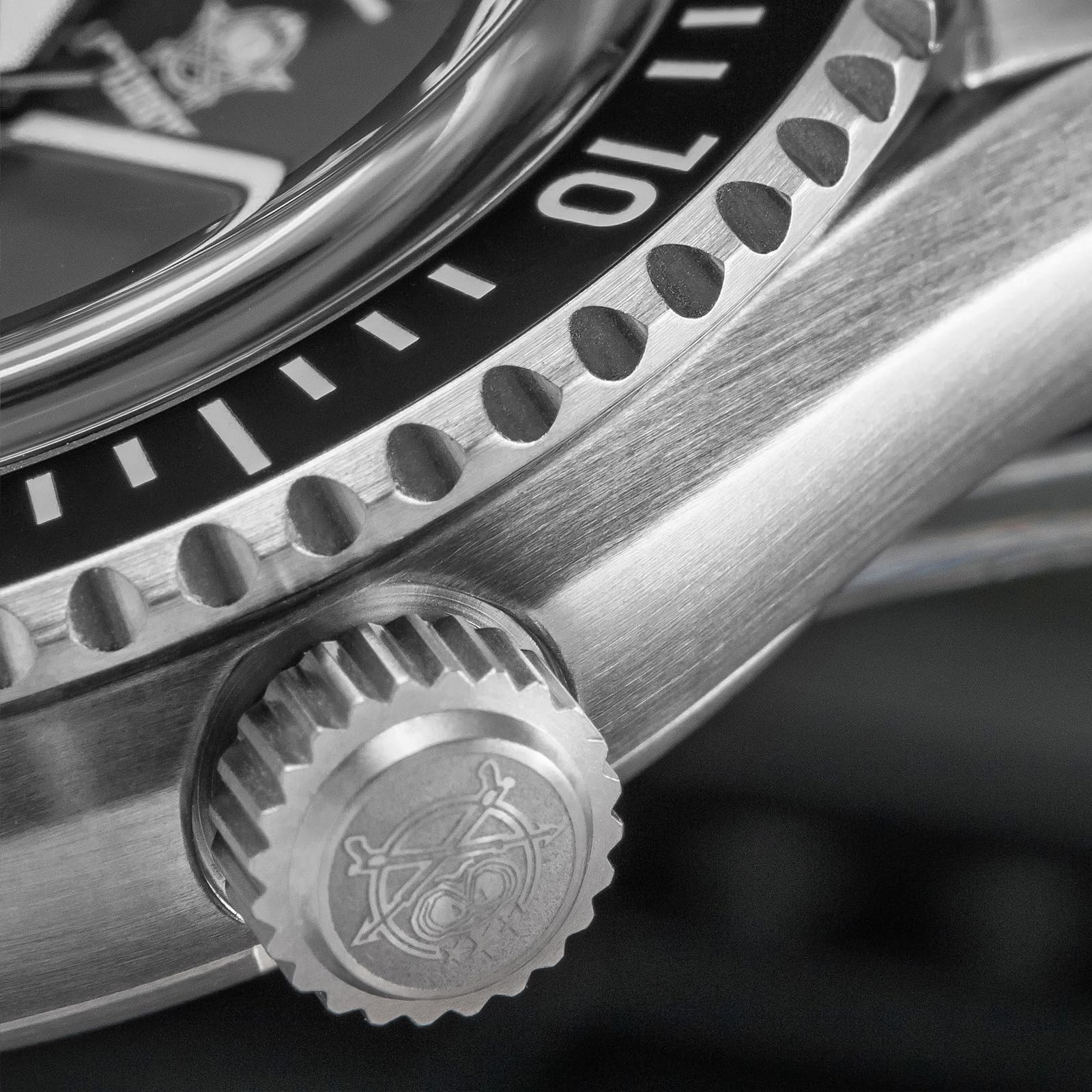 ADDIESDIVE Relojes de buceo para los hombres impermeable 200M NH35A bisel de cerámica sintética zafiro BGW9 Reloj de buceo automático